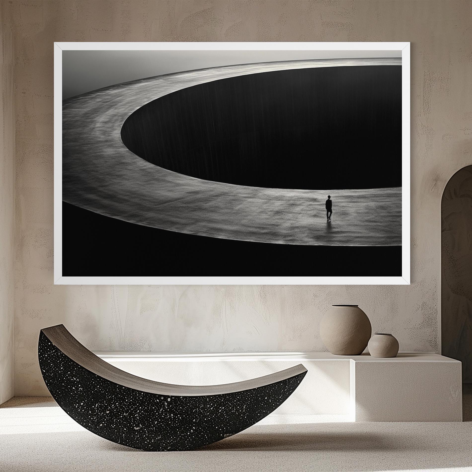 Leinwandbild Man Walking mockup 8