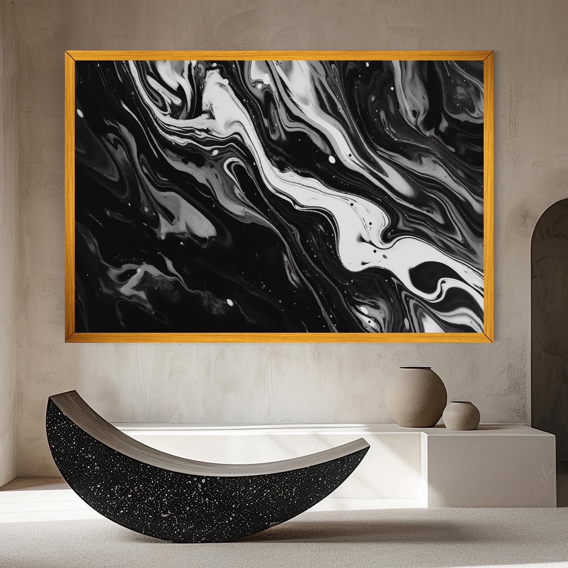 Grey Art Marble mockup 8