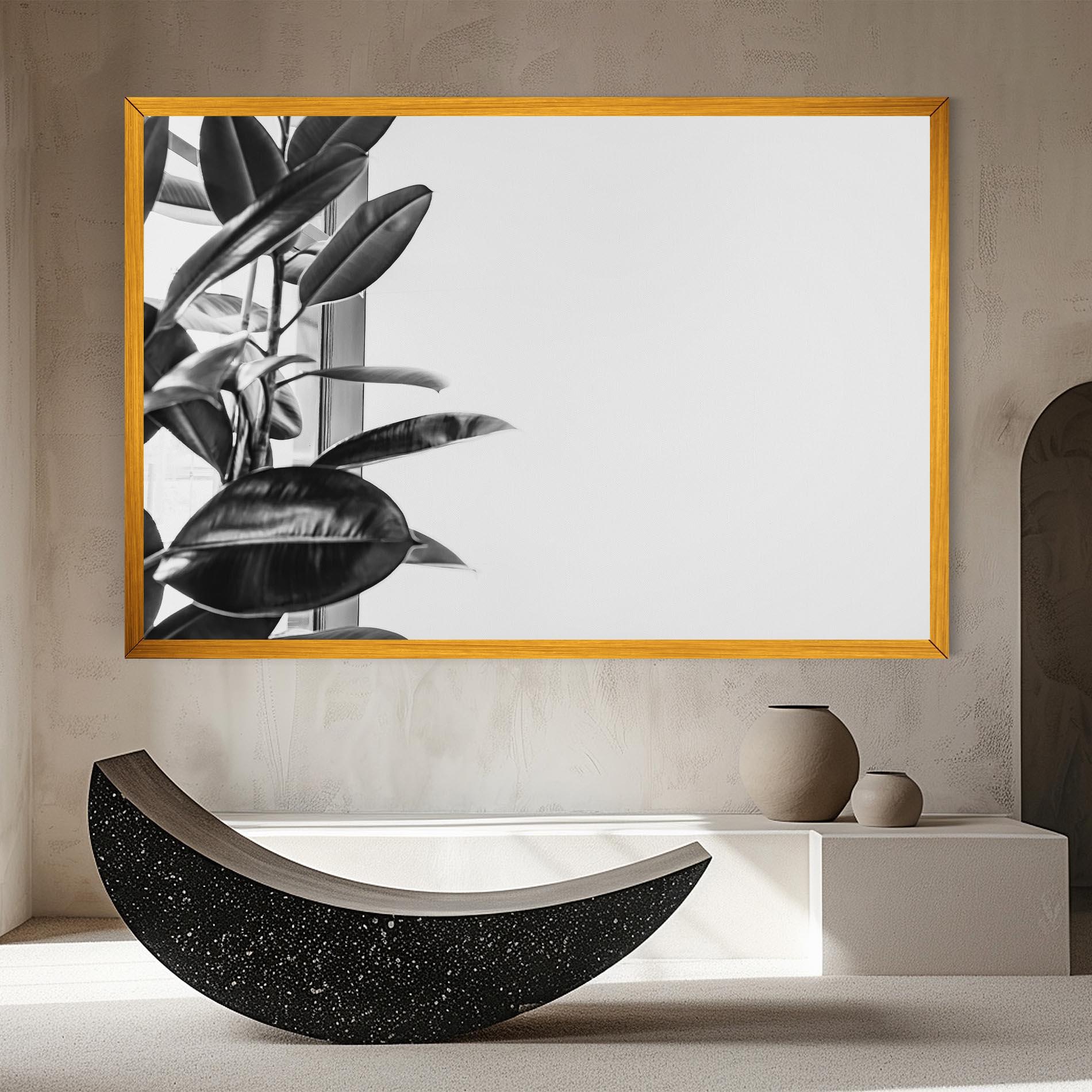 Leinwandbild Grey Plant mockup 8