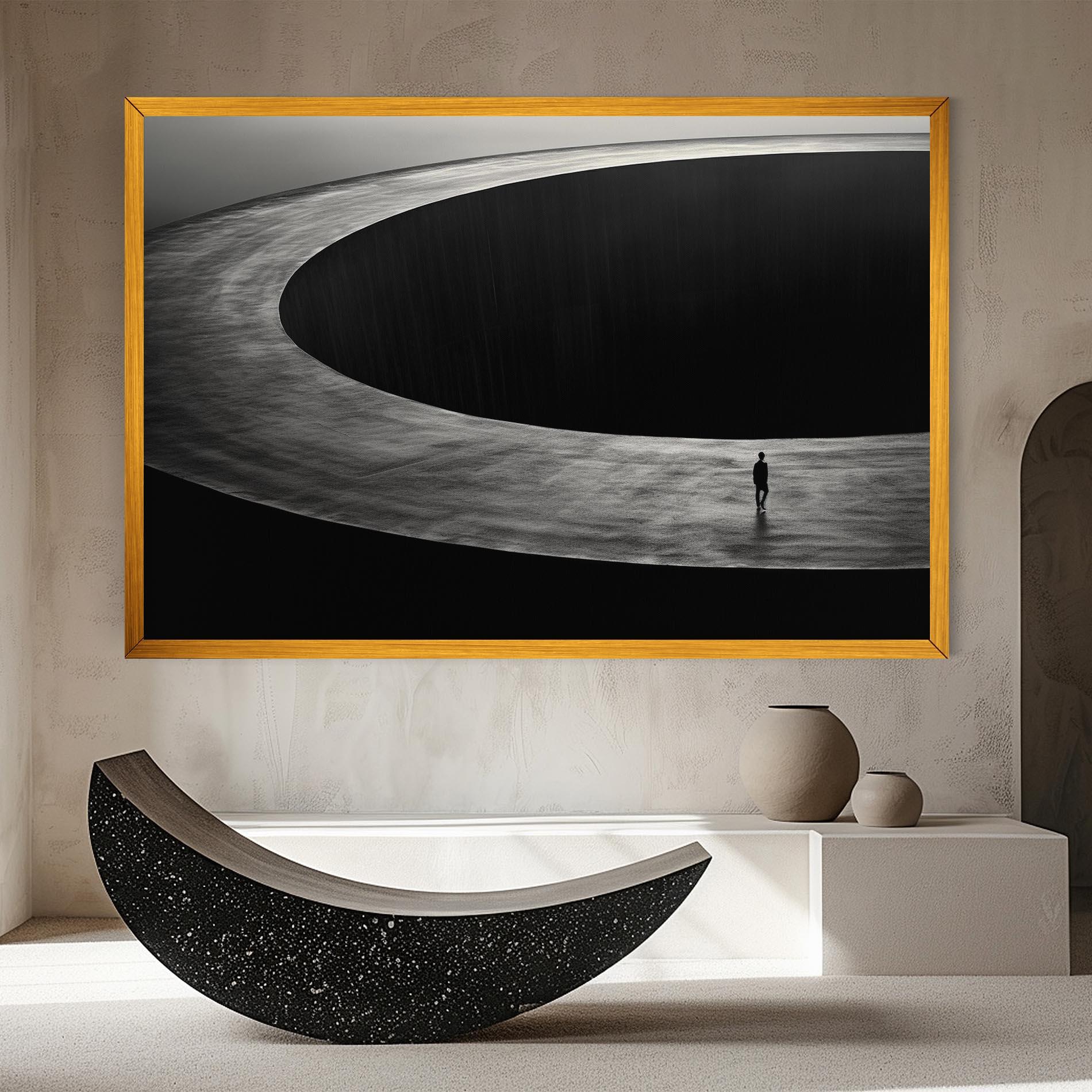 Leinwandbild Man Walking mockup 8