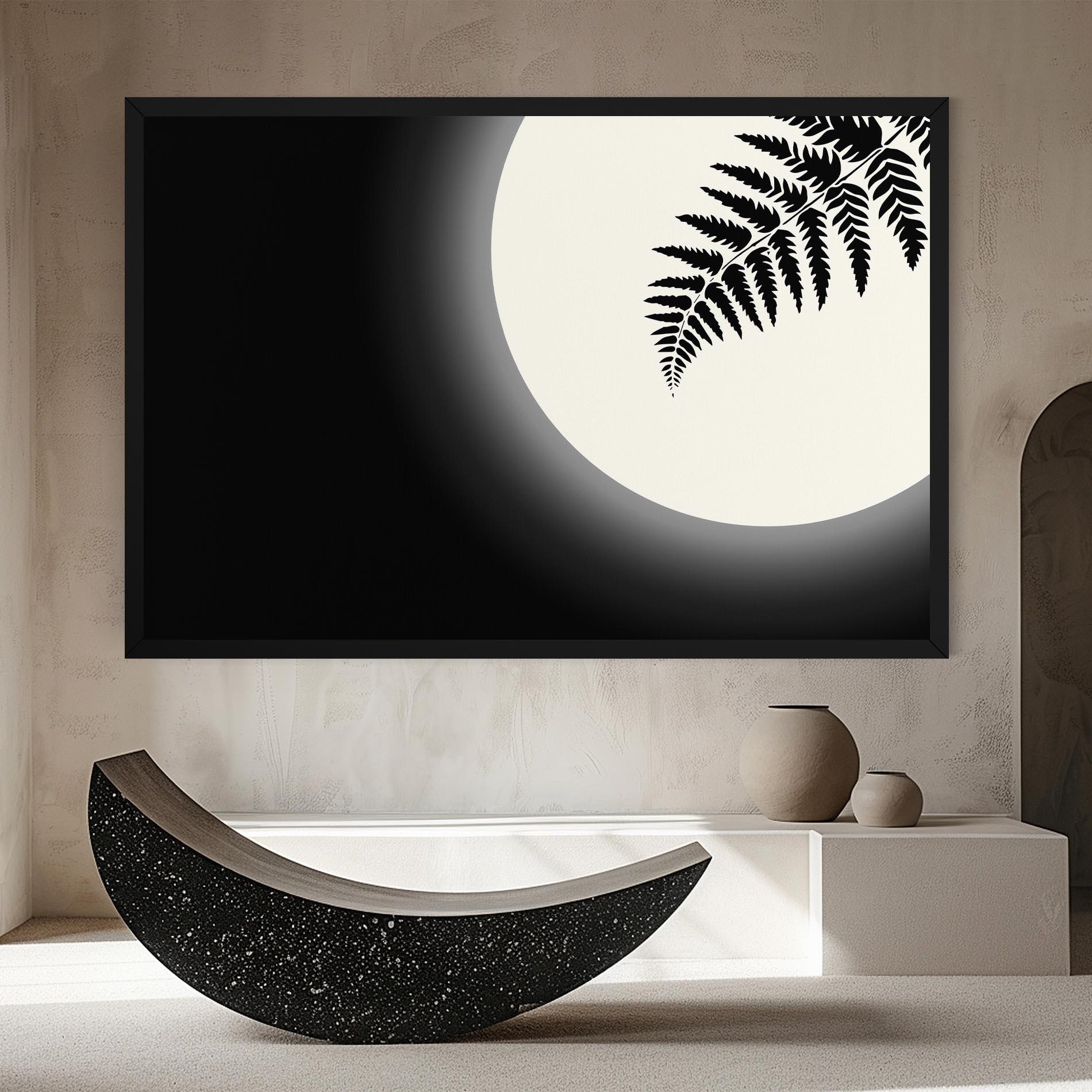 Leinwandbild Full Moon Leaf mockup 8
