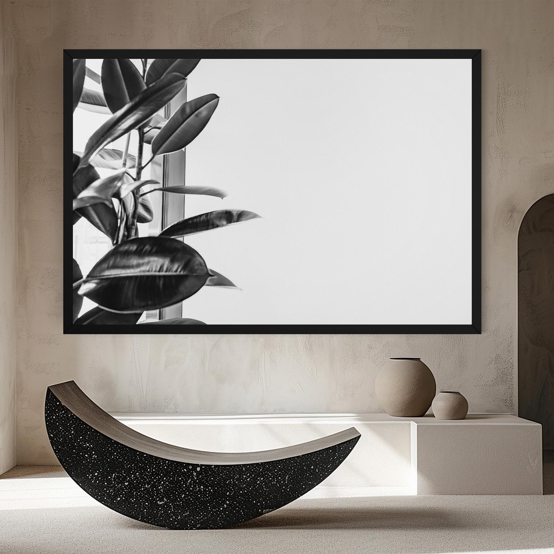 Leinwandbild Grey Plant mockup 8
