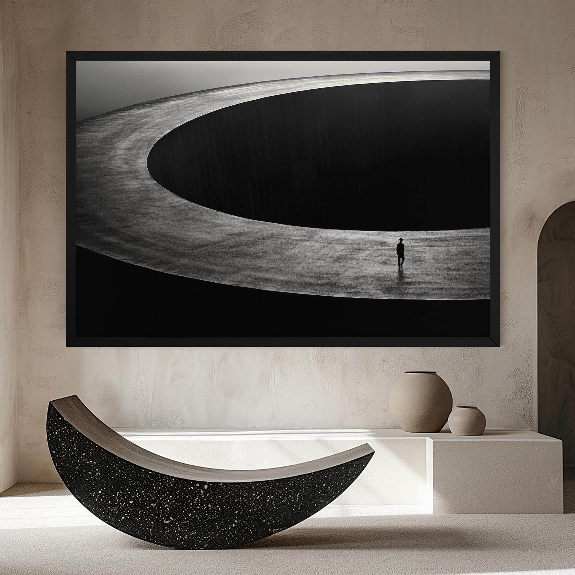 Leinwandbild Man Walking mockup 8