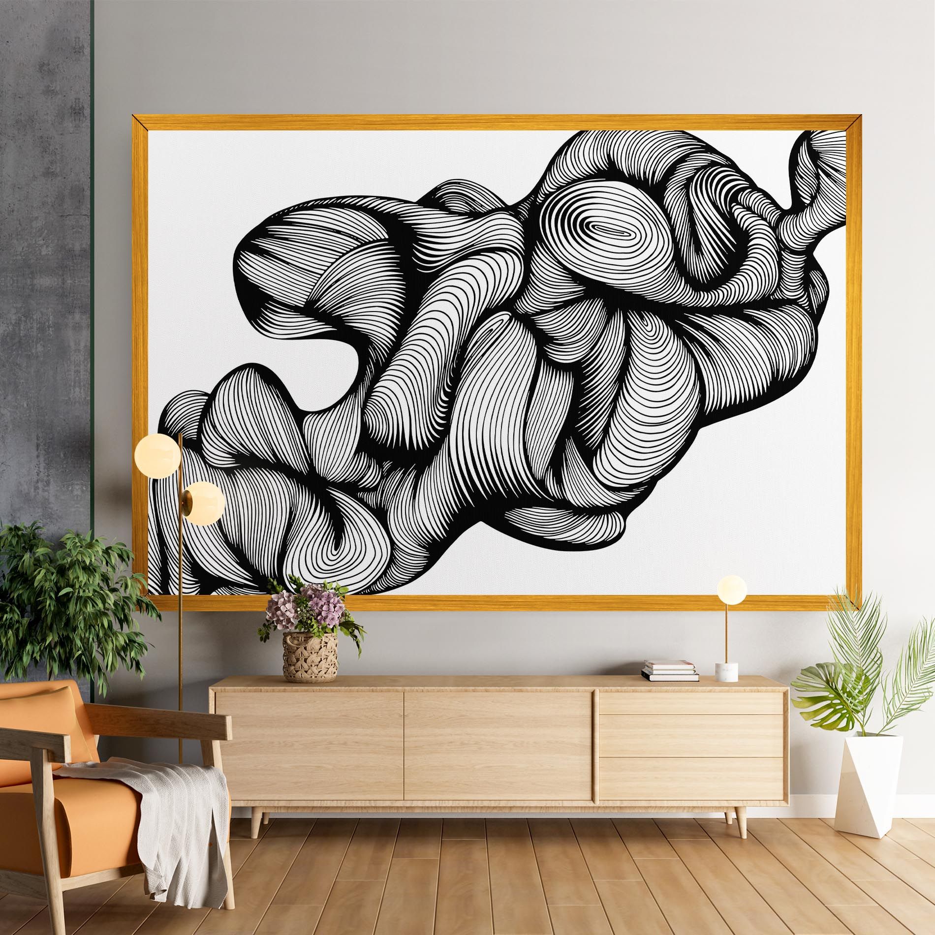 Monochrome Doodle mockup 9