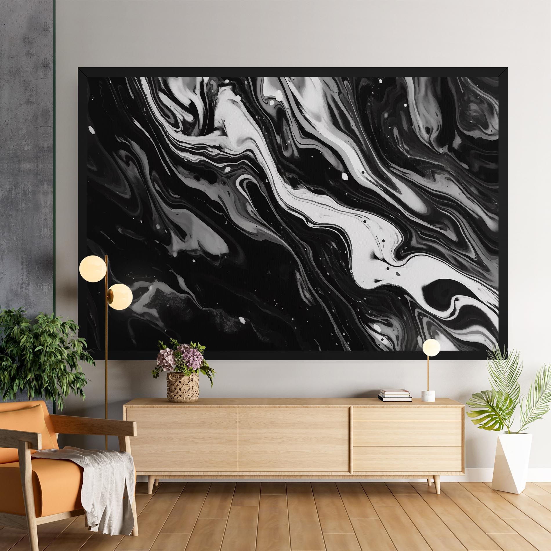 Grey Art Marble mockup 9