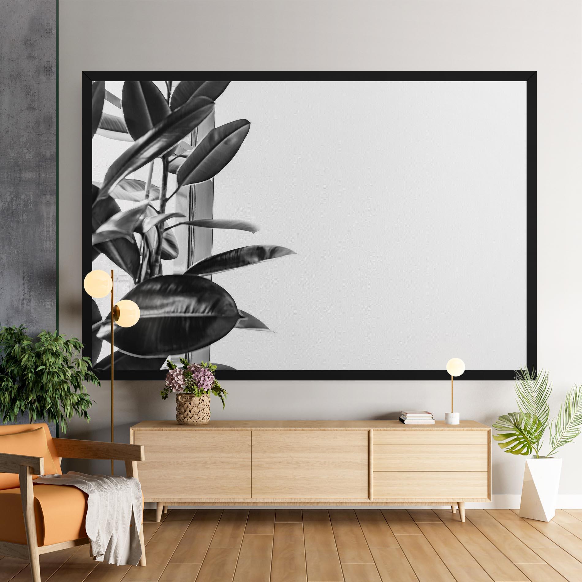Leinwandbild Grey Plant mockup 9