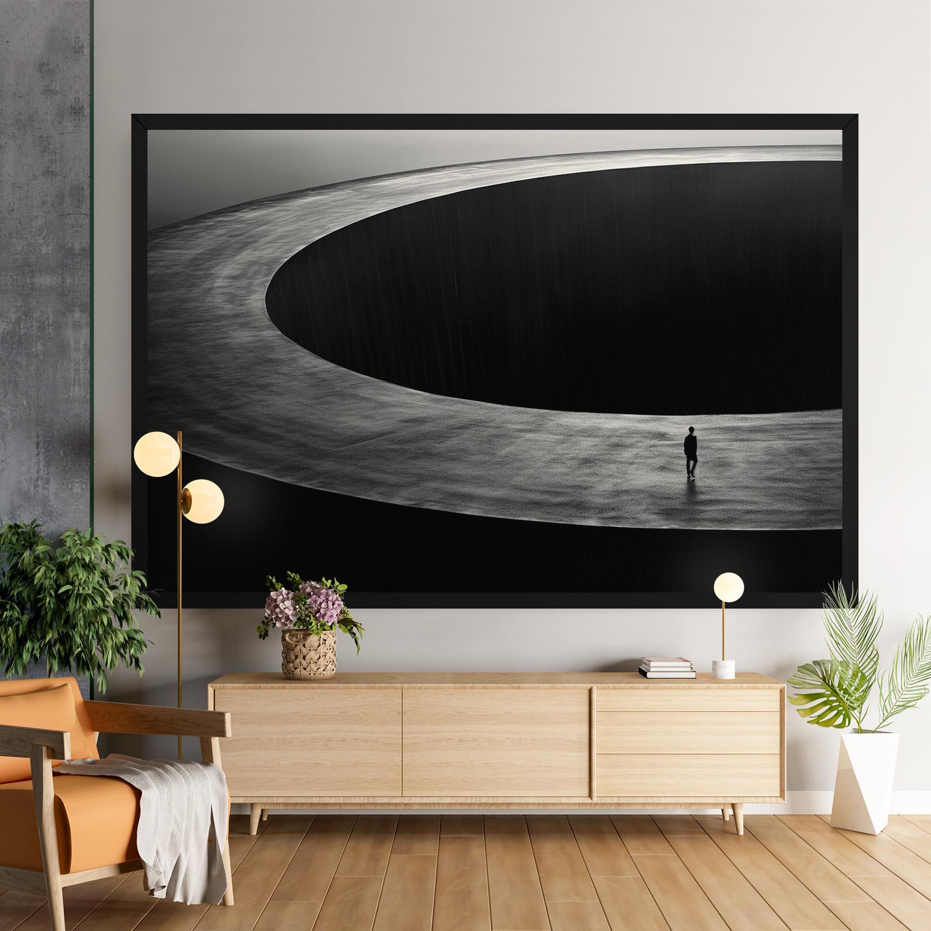 Leinwandbild Man Walking mockup 9