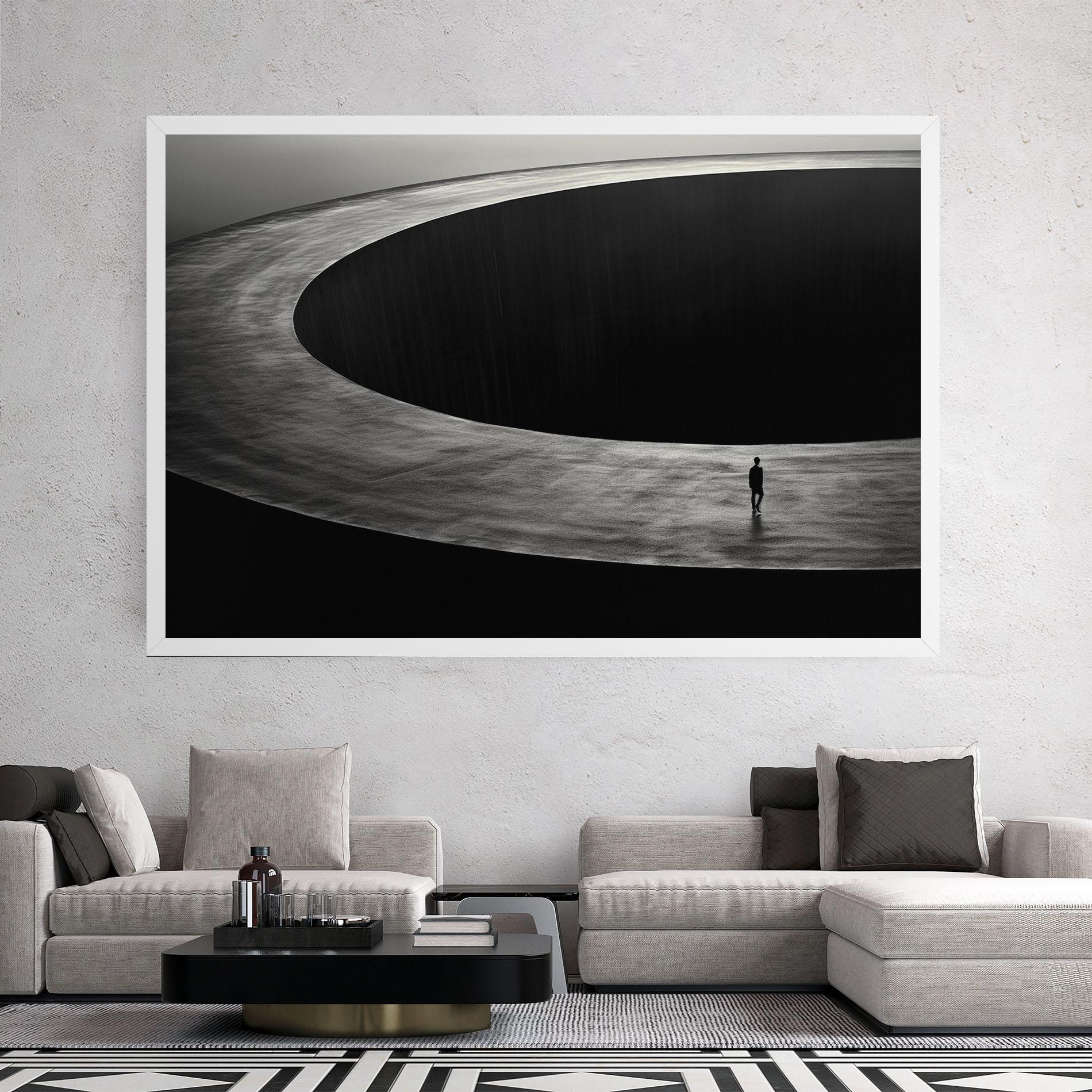 Leinwandbild Man Walking mockup 2