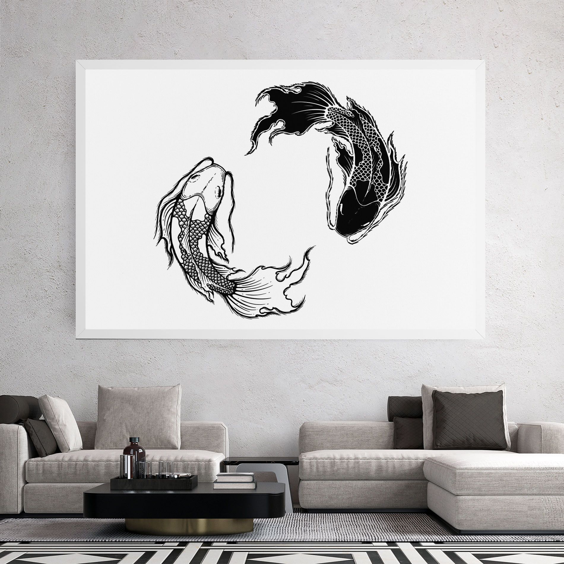 Yin Yang Koi mockup 2