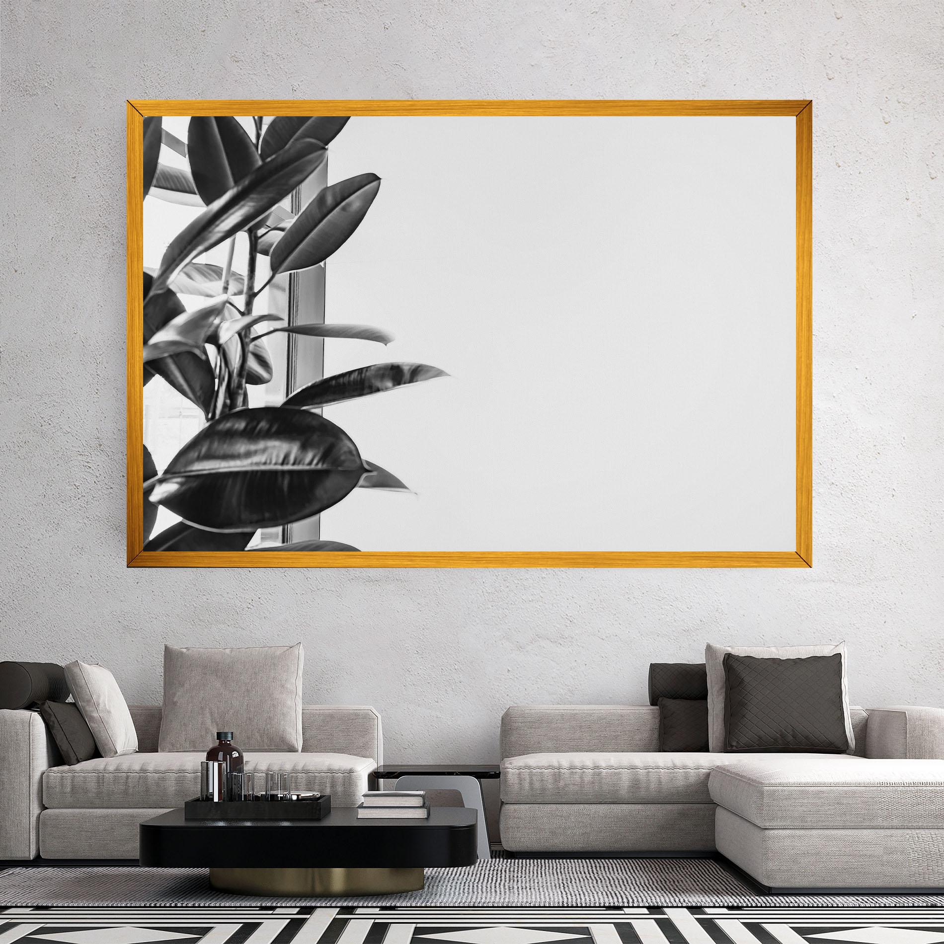 Leinwandbild Grey Plant mockup 2