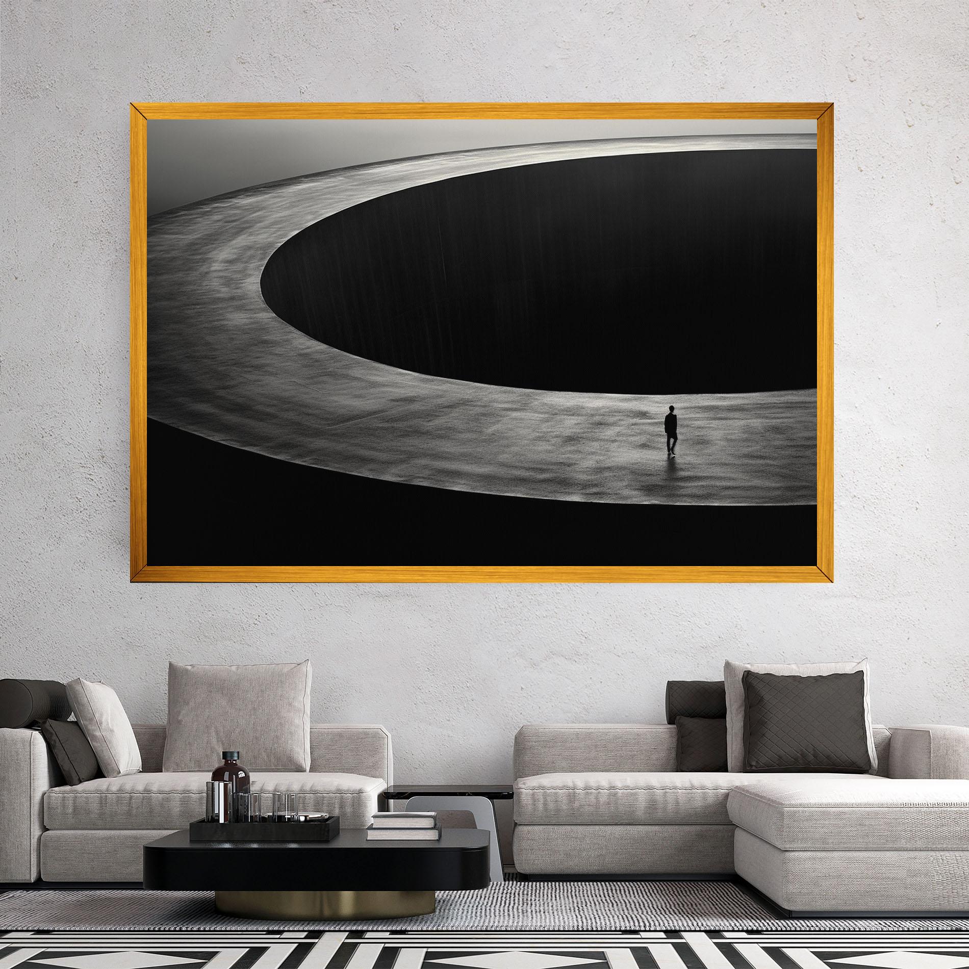 Leinwandbild Man Walking mockup 2