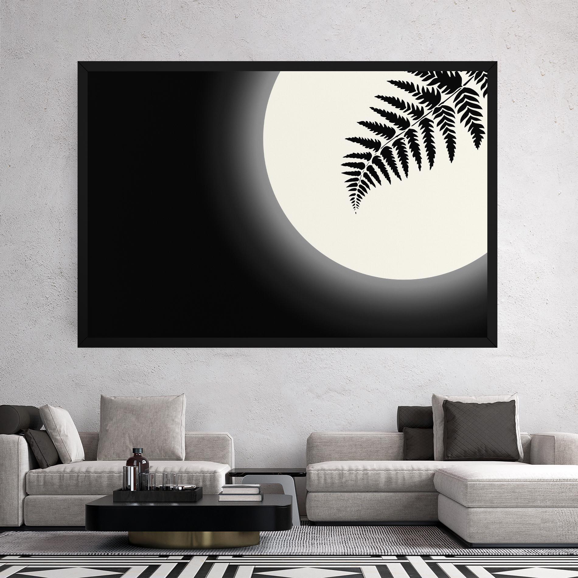 Leinwandbild Full Moon Leaf mockup 2