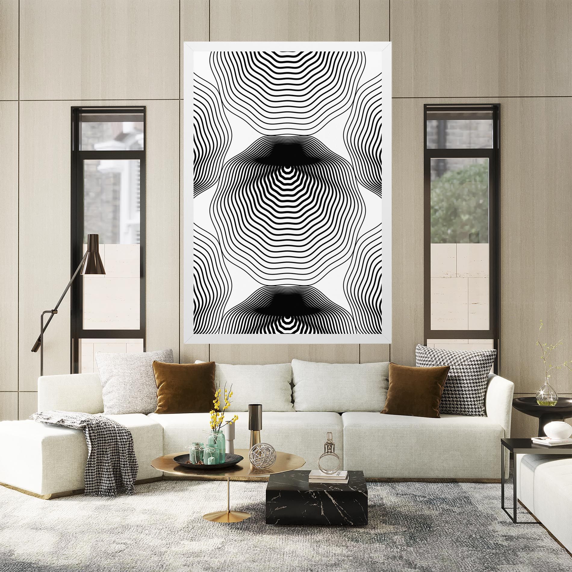 Black Line Art mockup 2