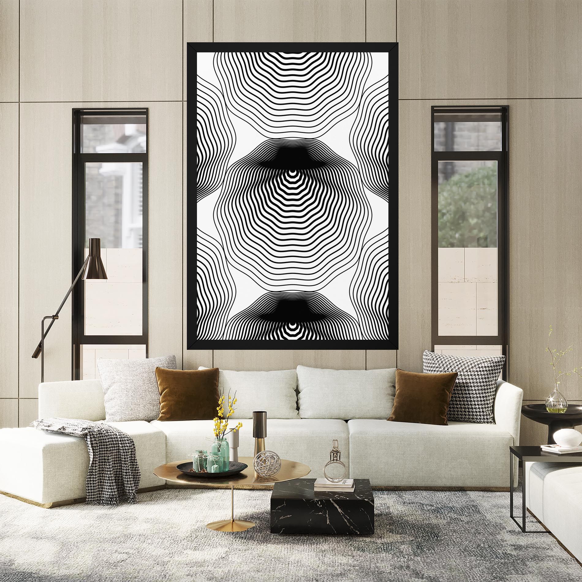 Black Line Art mockup 2