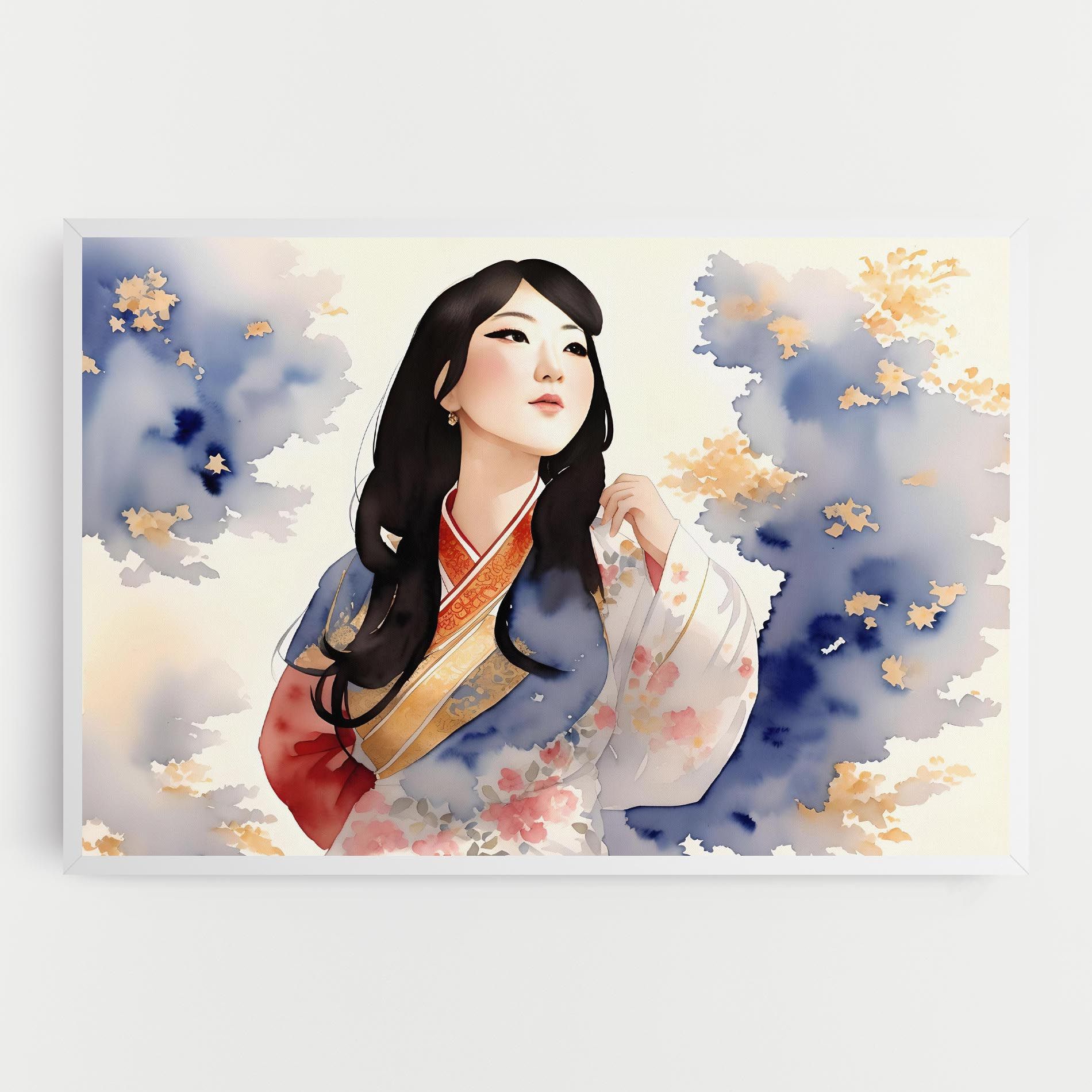 Asian Woman Dancing mockup 0