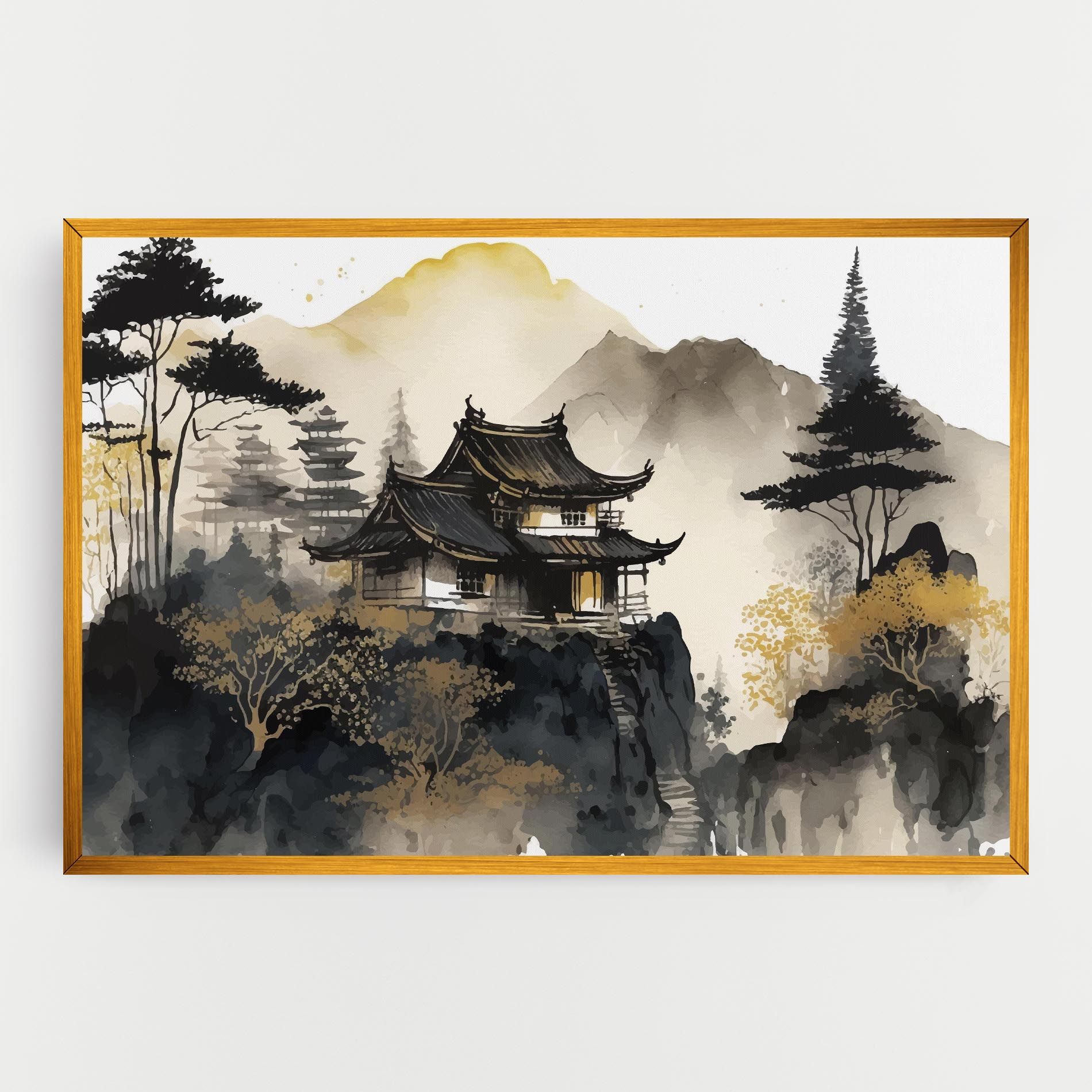 Japanese Temple mockup 0
