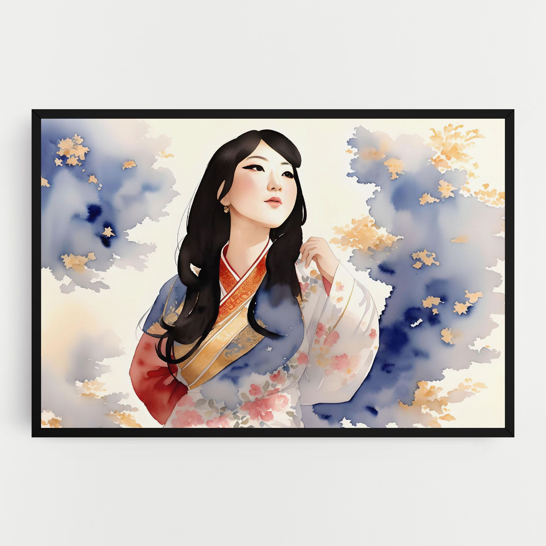 Asian Woman Dancing mockup 0