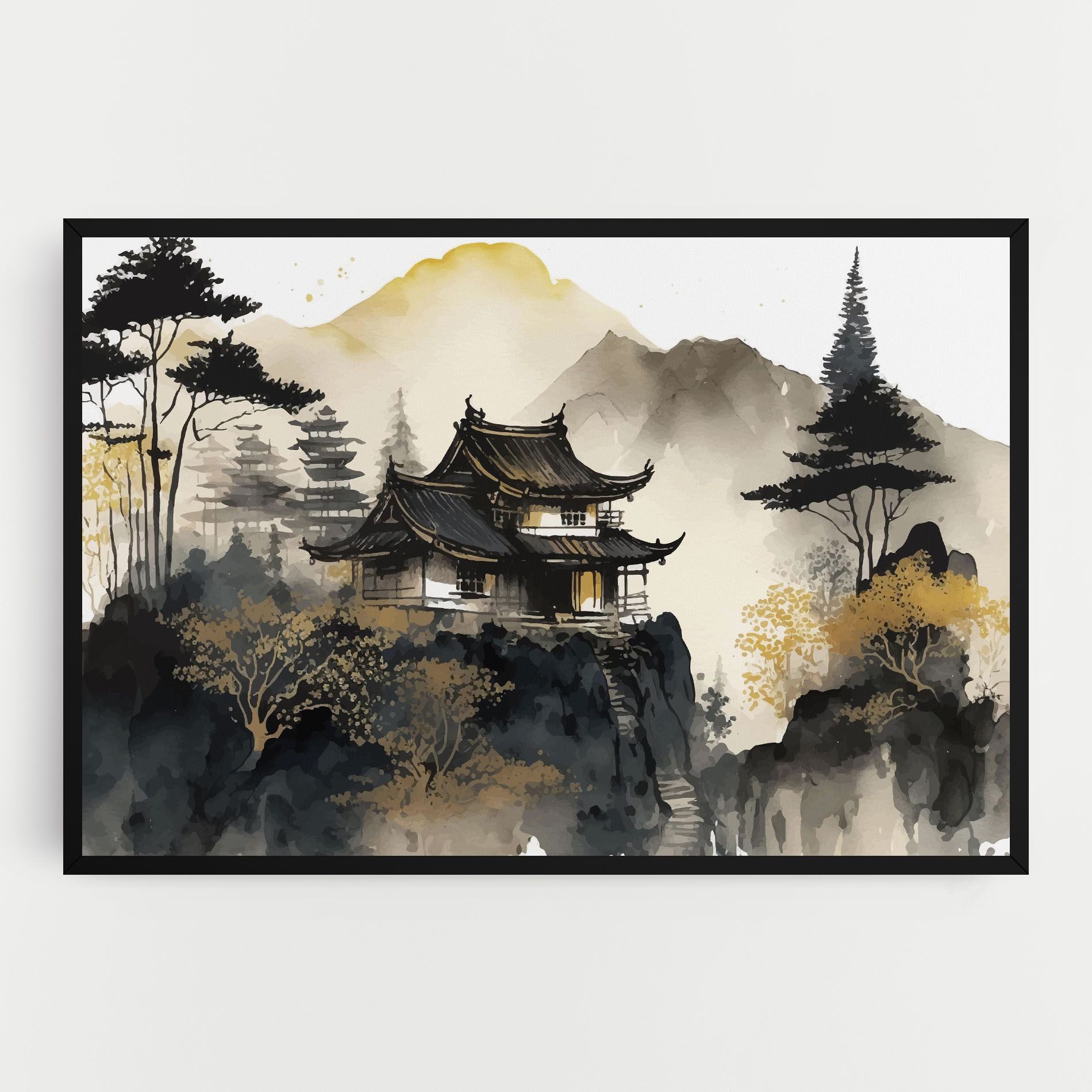Japanese Temple mockup 0
