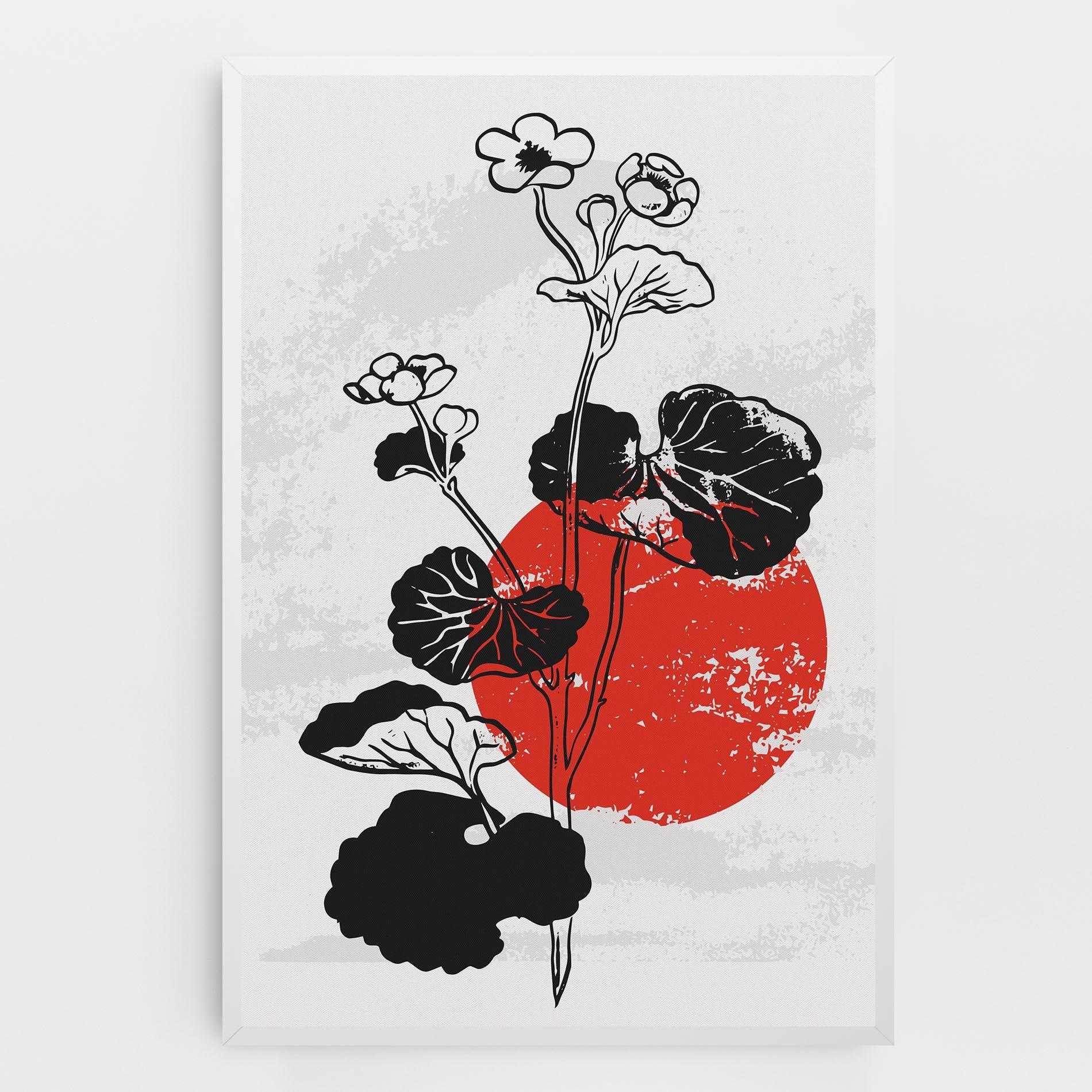 Leinwandbild Japan Plant Art mockup 0