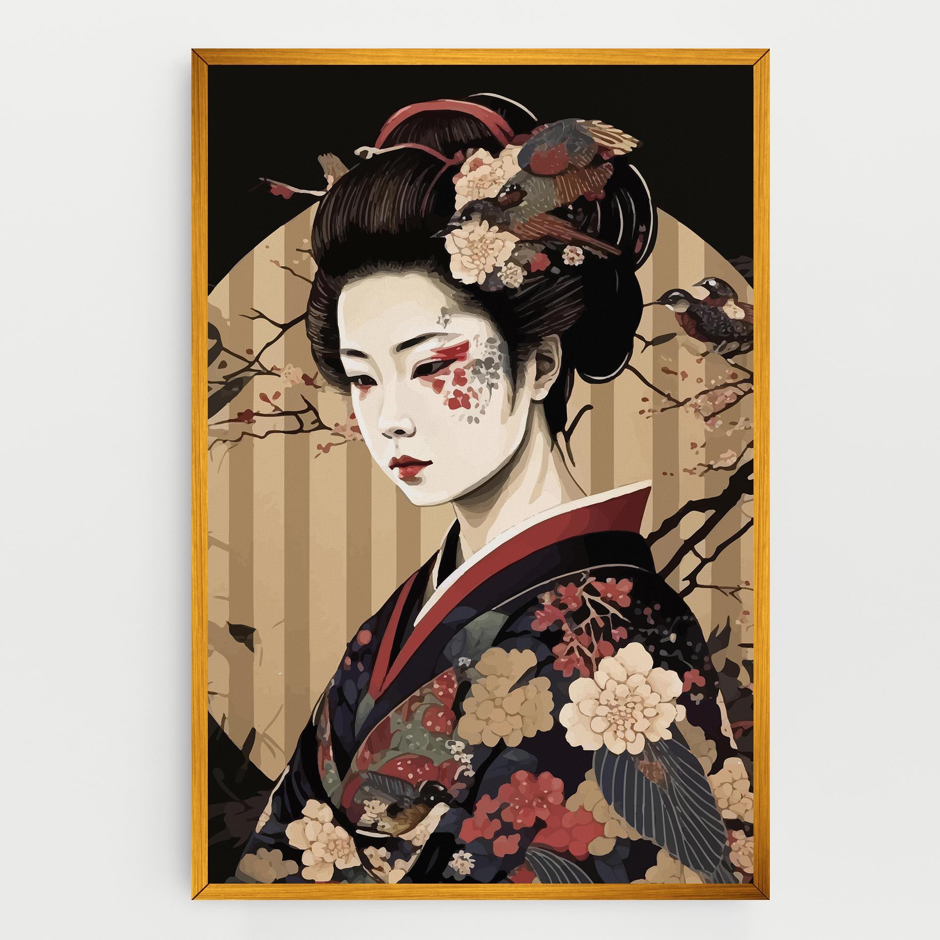 Leinwandbild Asiatic Lady mockup 0