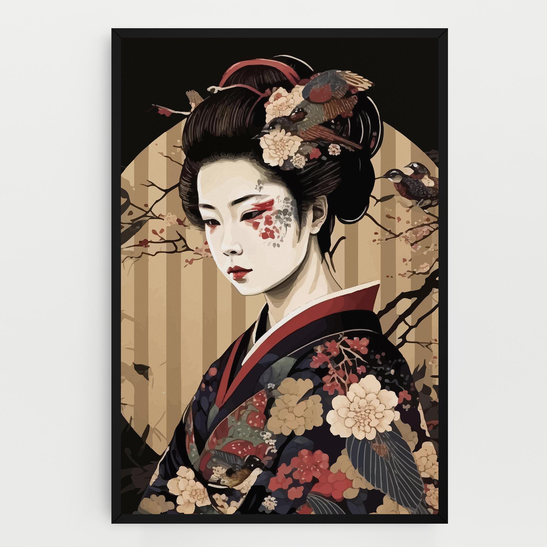 Leinwandbild Asiatic Lady mockup 0
