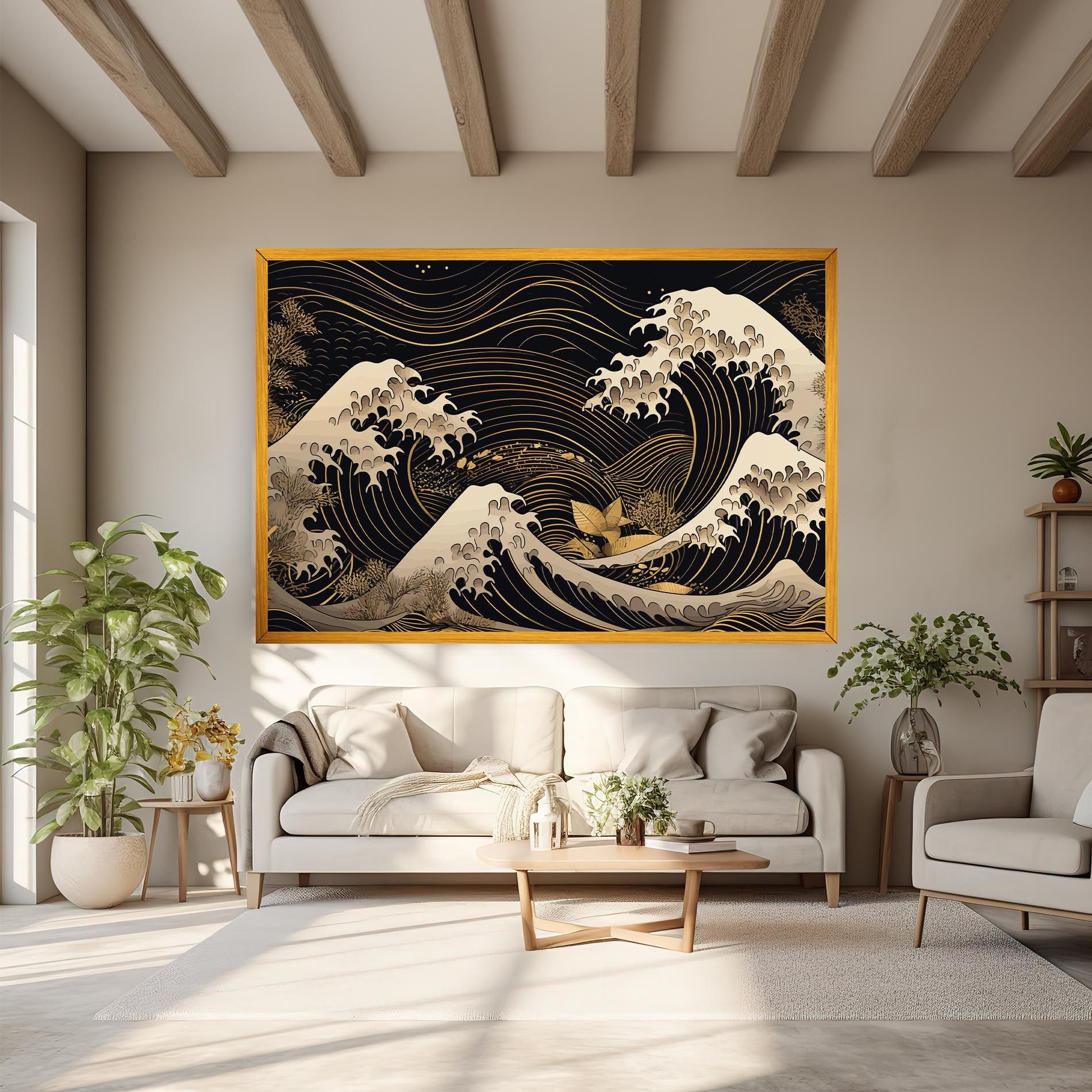 Asiatic Gold Wave mockup 6
