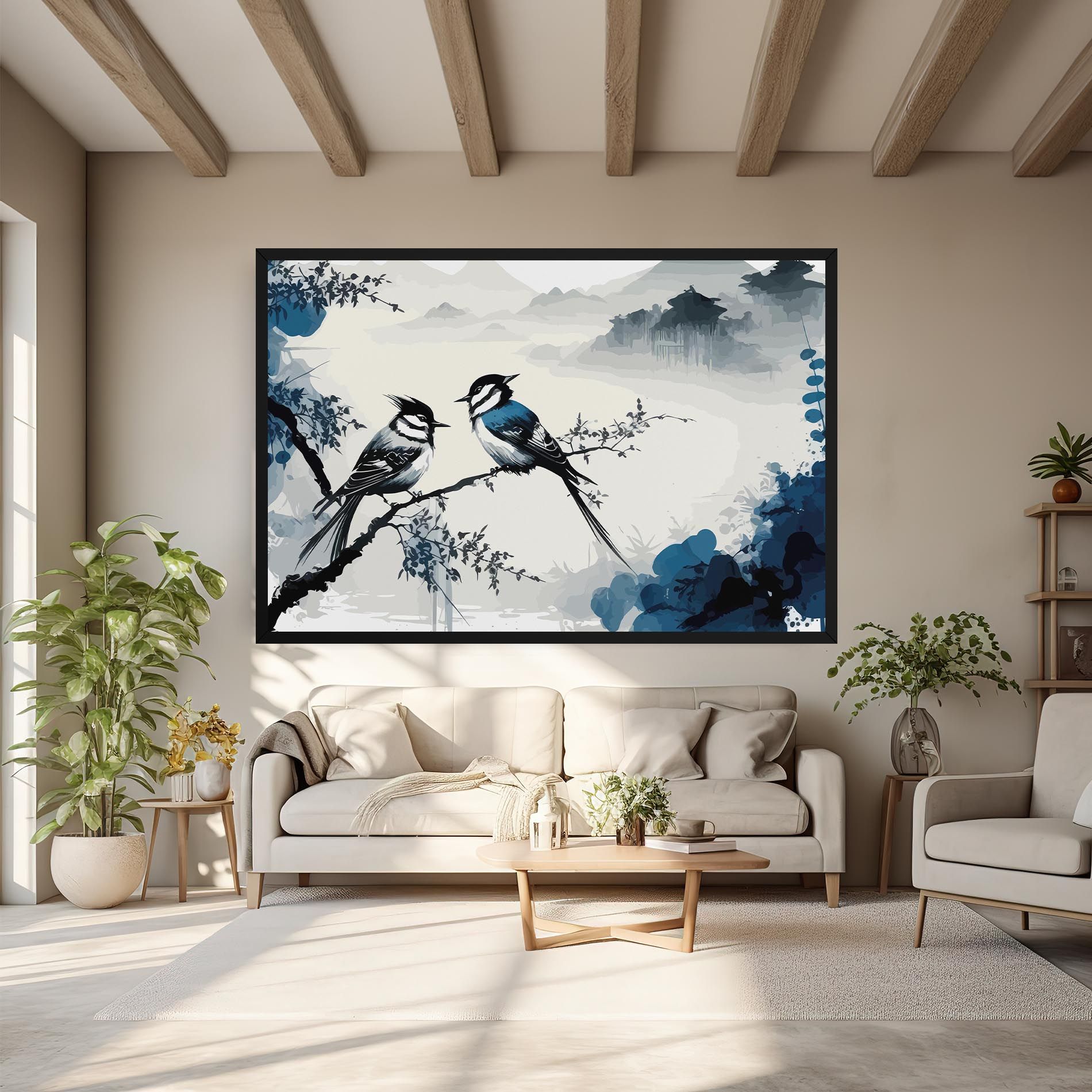 Asiatic Blue Bird mockup 6