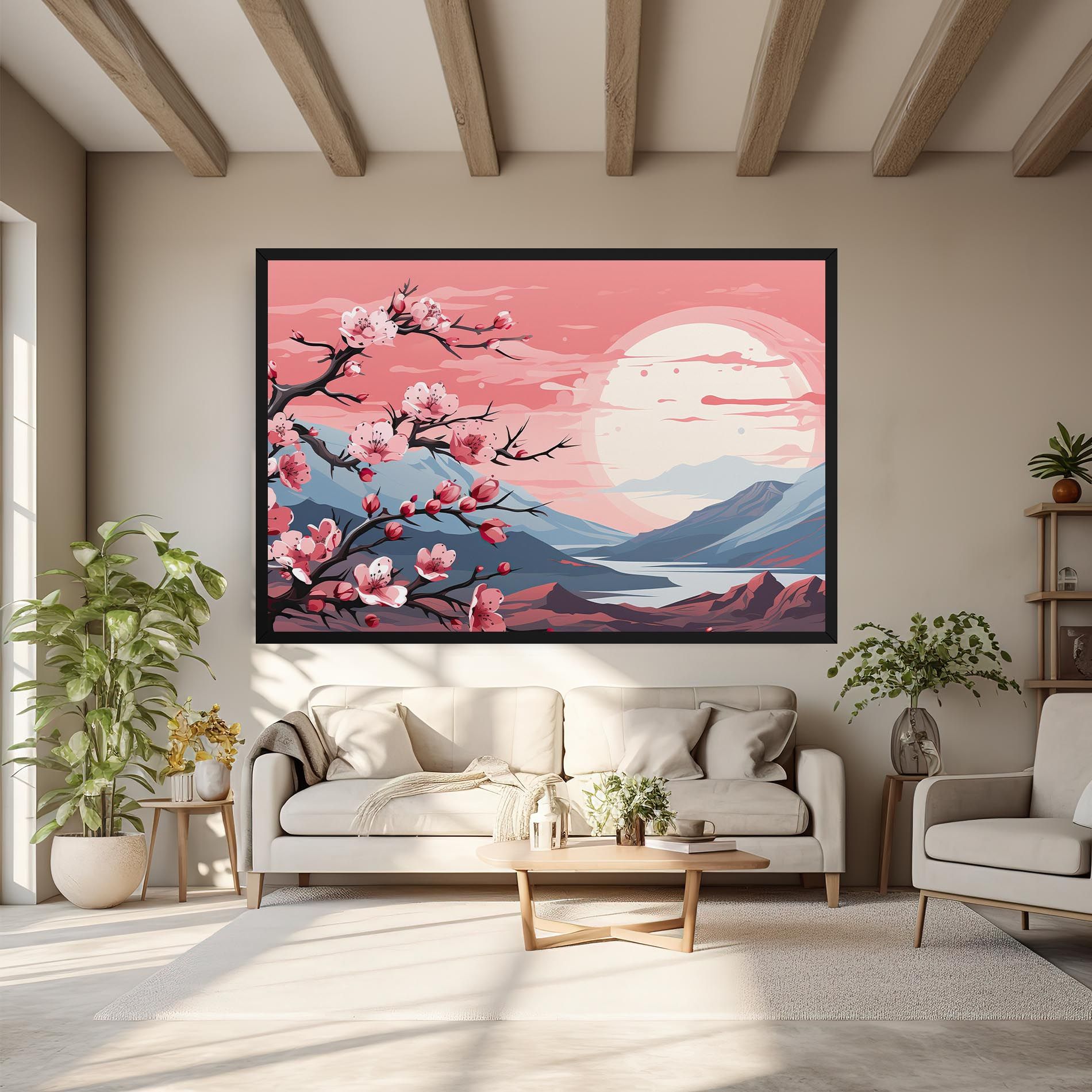 Chinese Cherry Blossoms mockup 6