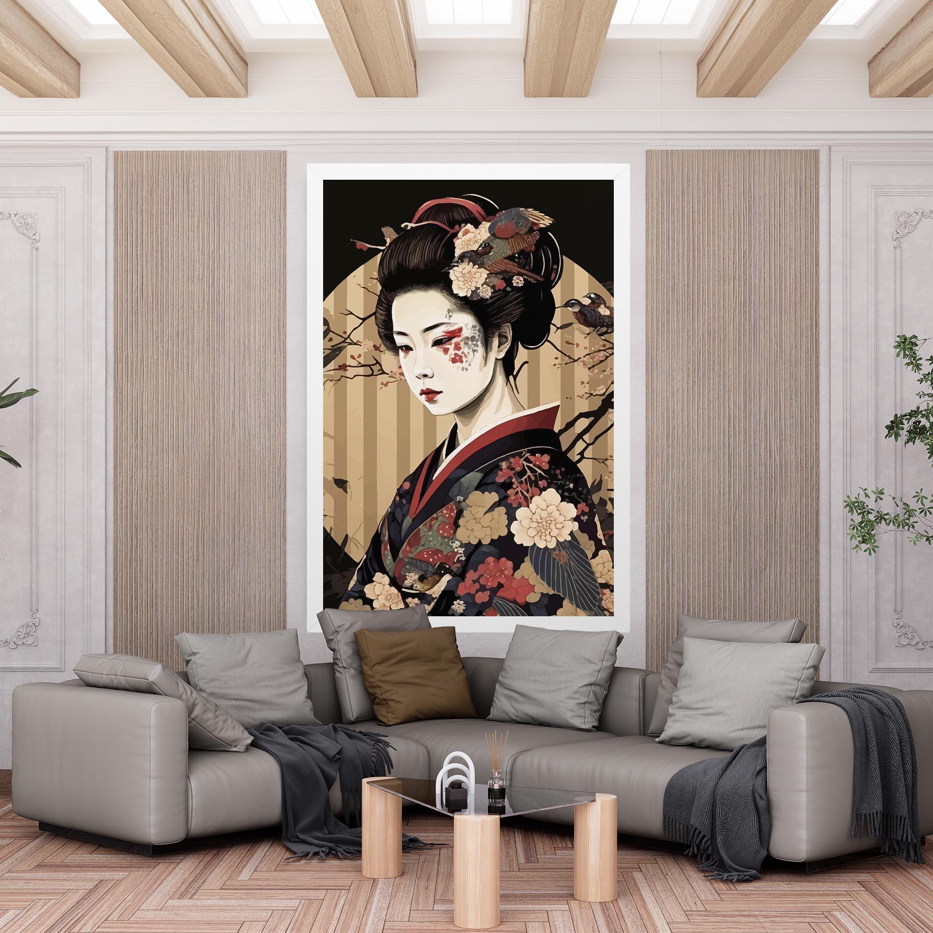 Leinwandbild Asiatic Lady mockup 6