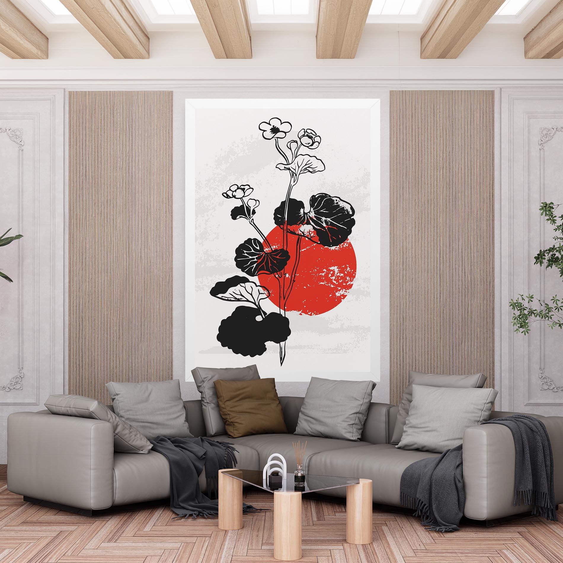 Leinwandbild Japan Plant Art mockup 6