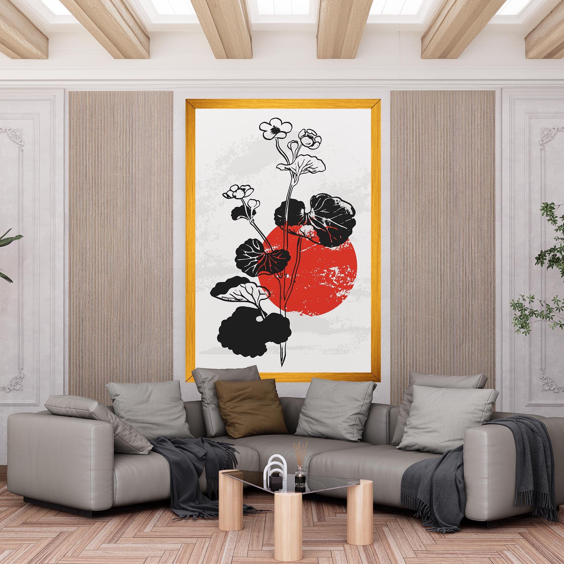 Leinwandbild Japan Plant Art mockup 6