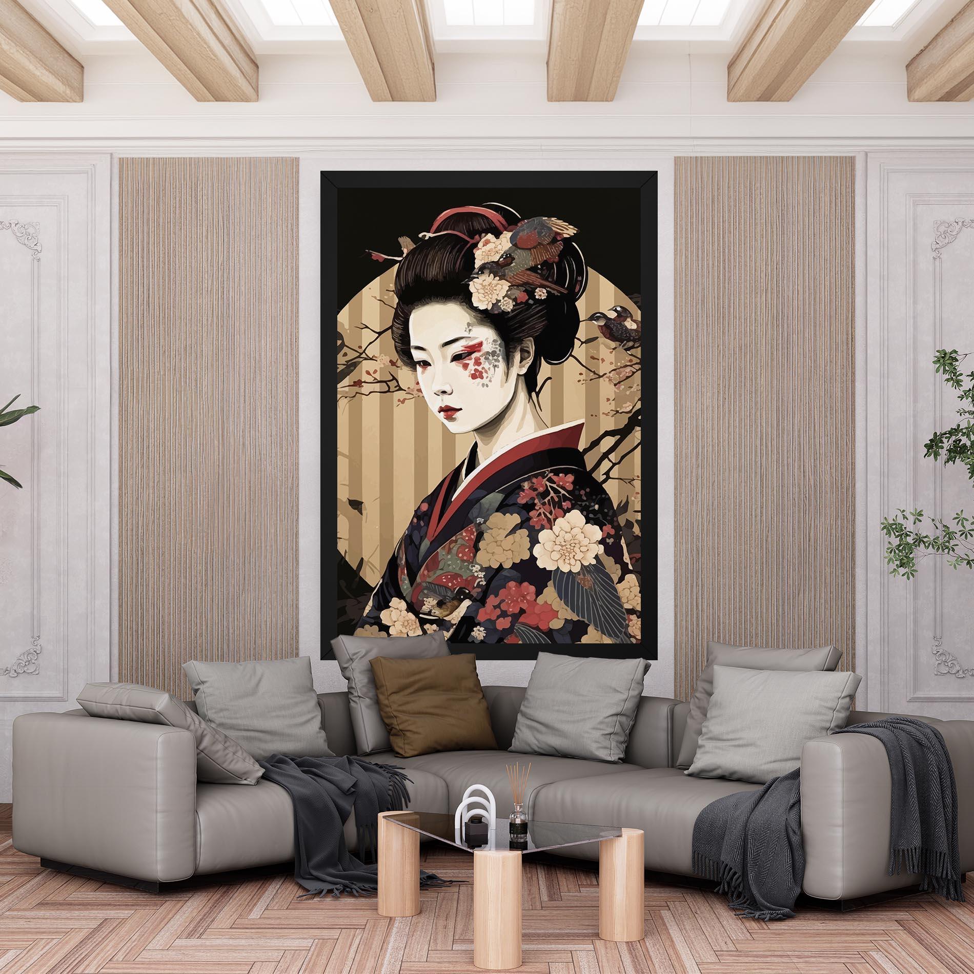Leinwandbild Asiatic Lady mockup 6