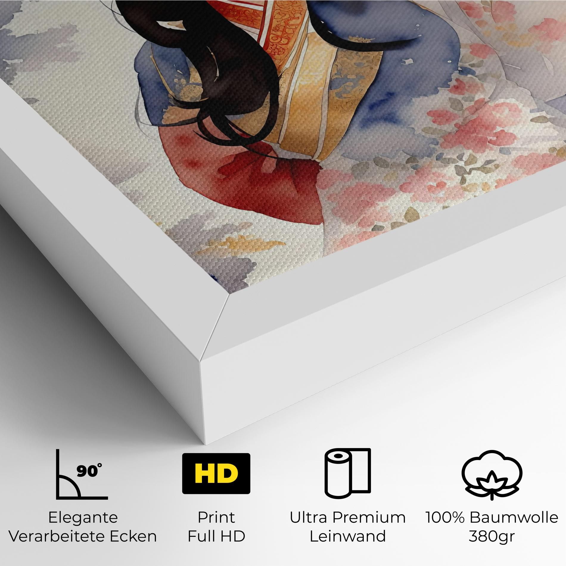 Asian Woman Dancing mockup 4