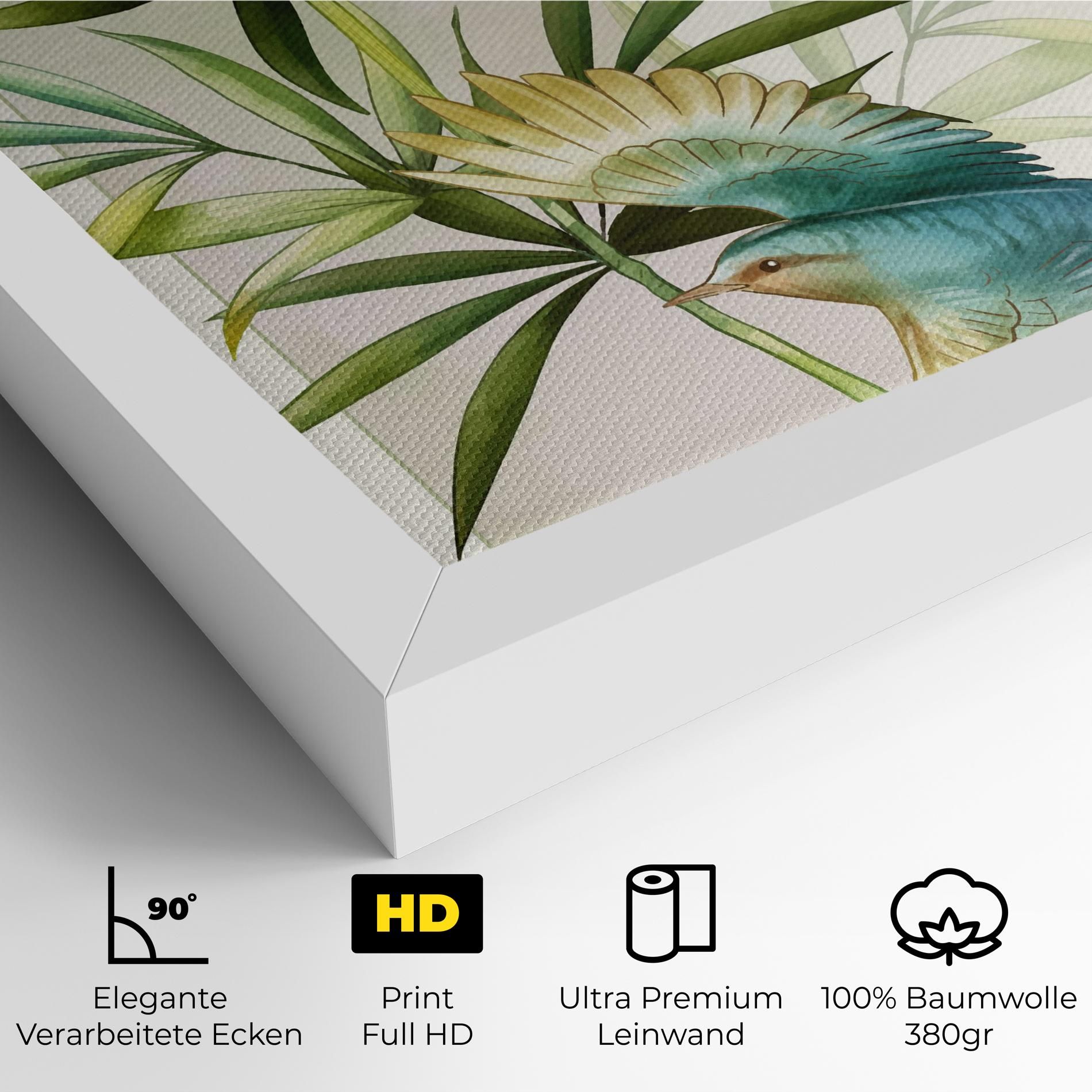 Asiatic Blue Birds mockup 4