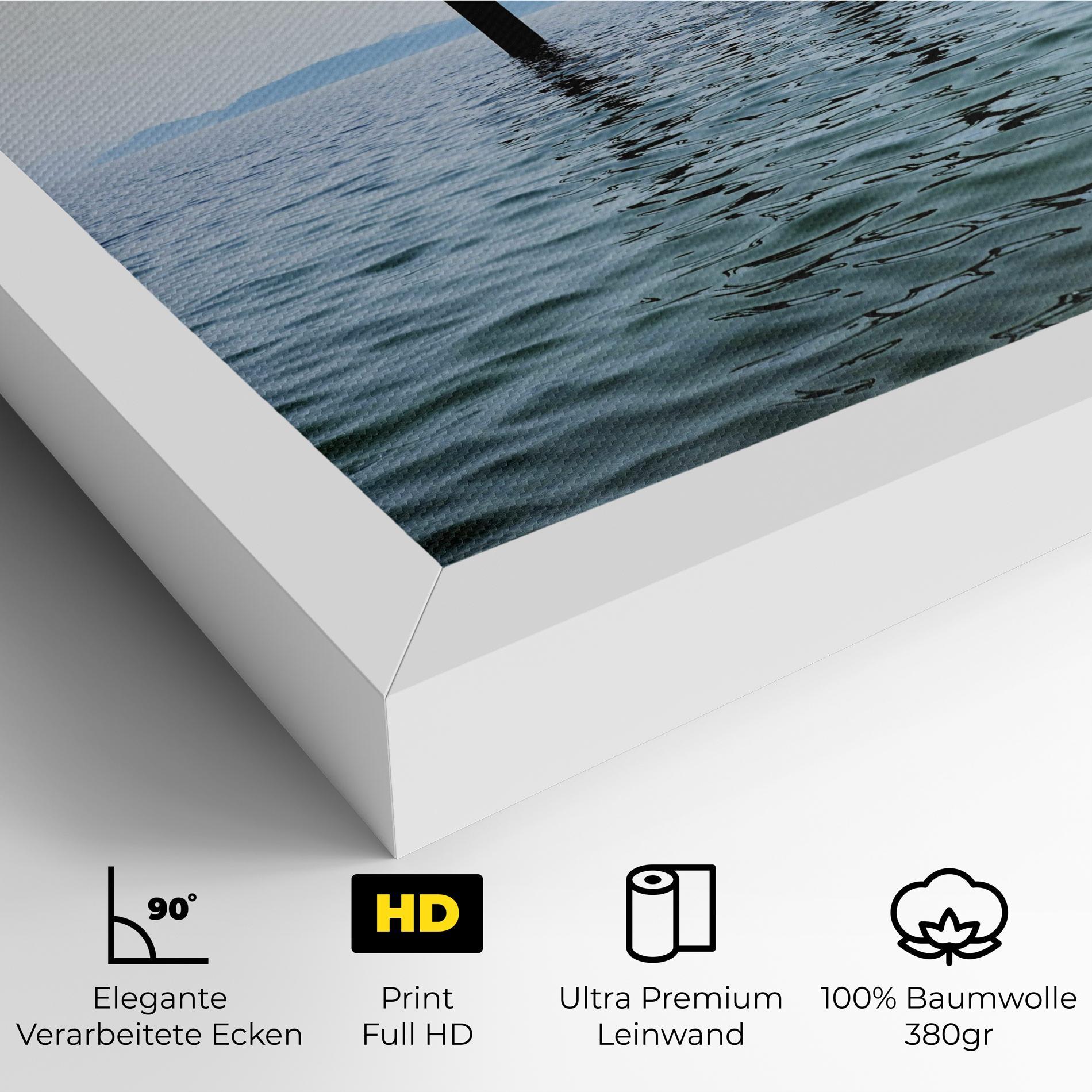 Leinwandbild Japan Lake Gate mockup 4