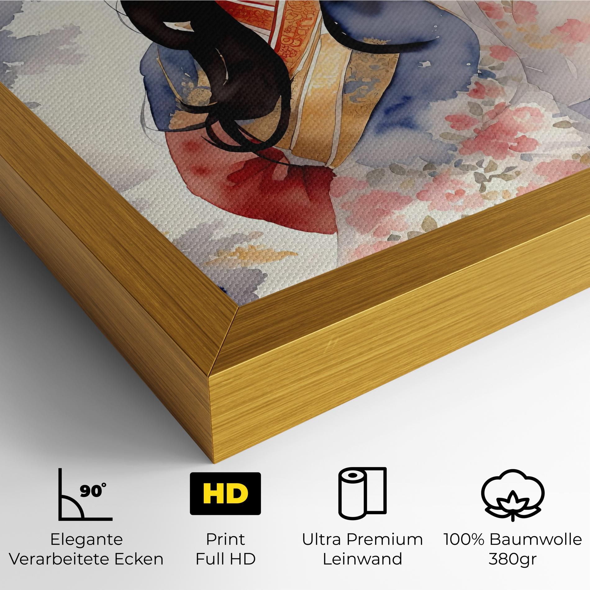 Asian Woman Dancing mockup 4