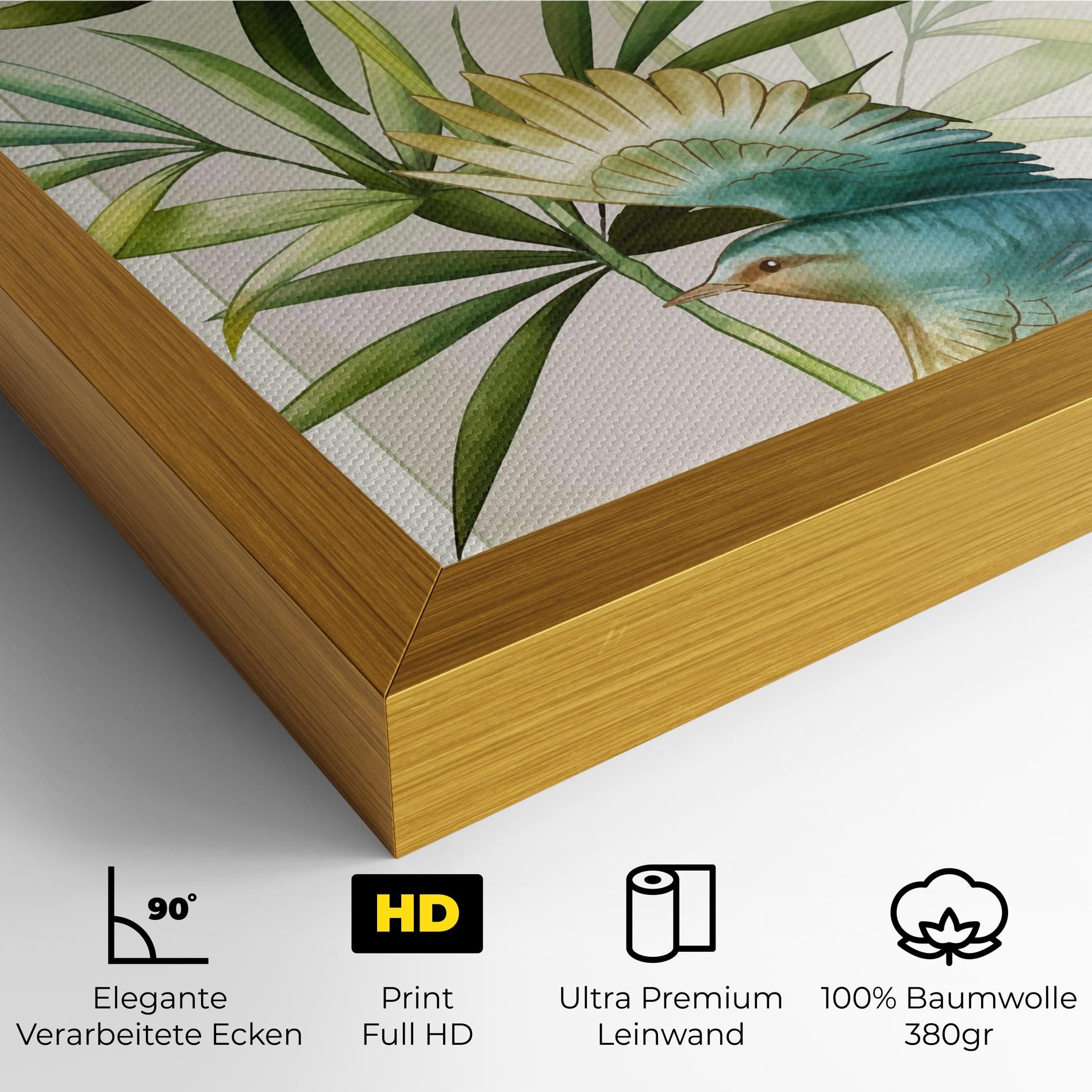 Asiatic Blue Birds mockup 4