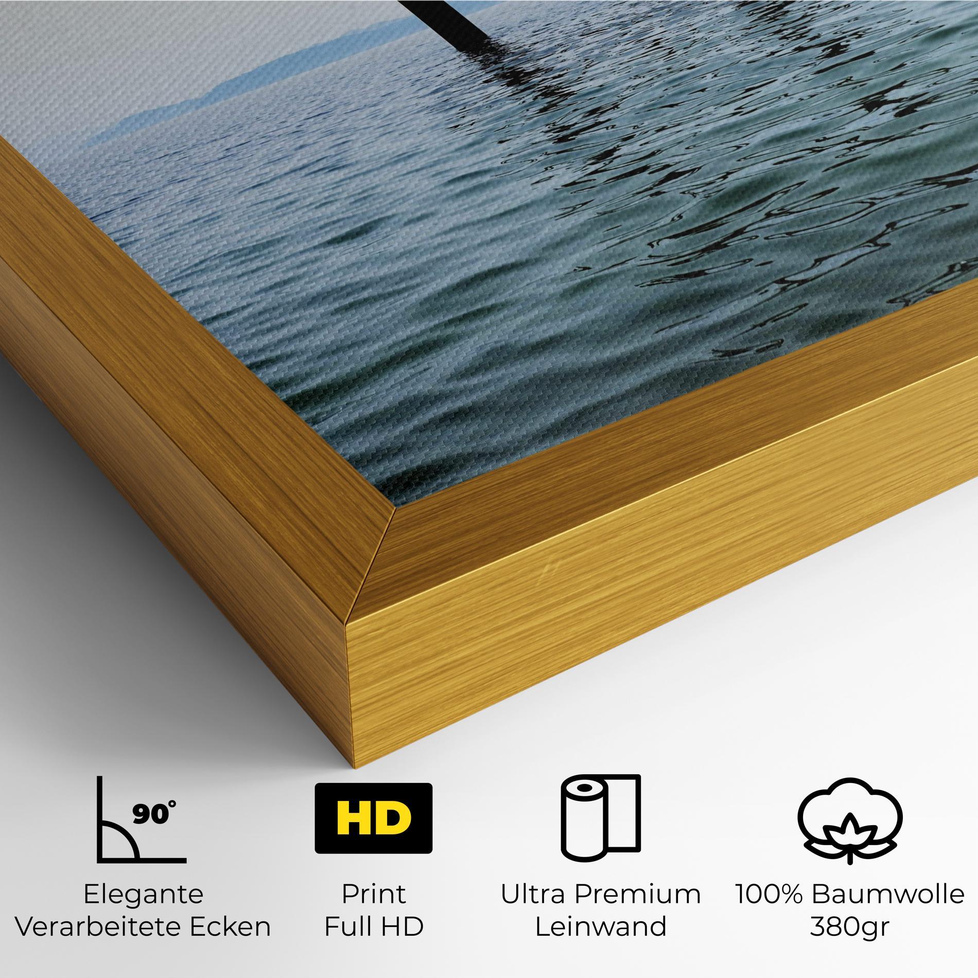 Leinwandbild Japan Lake Gate mockup 4