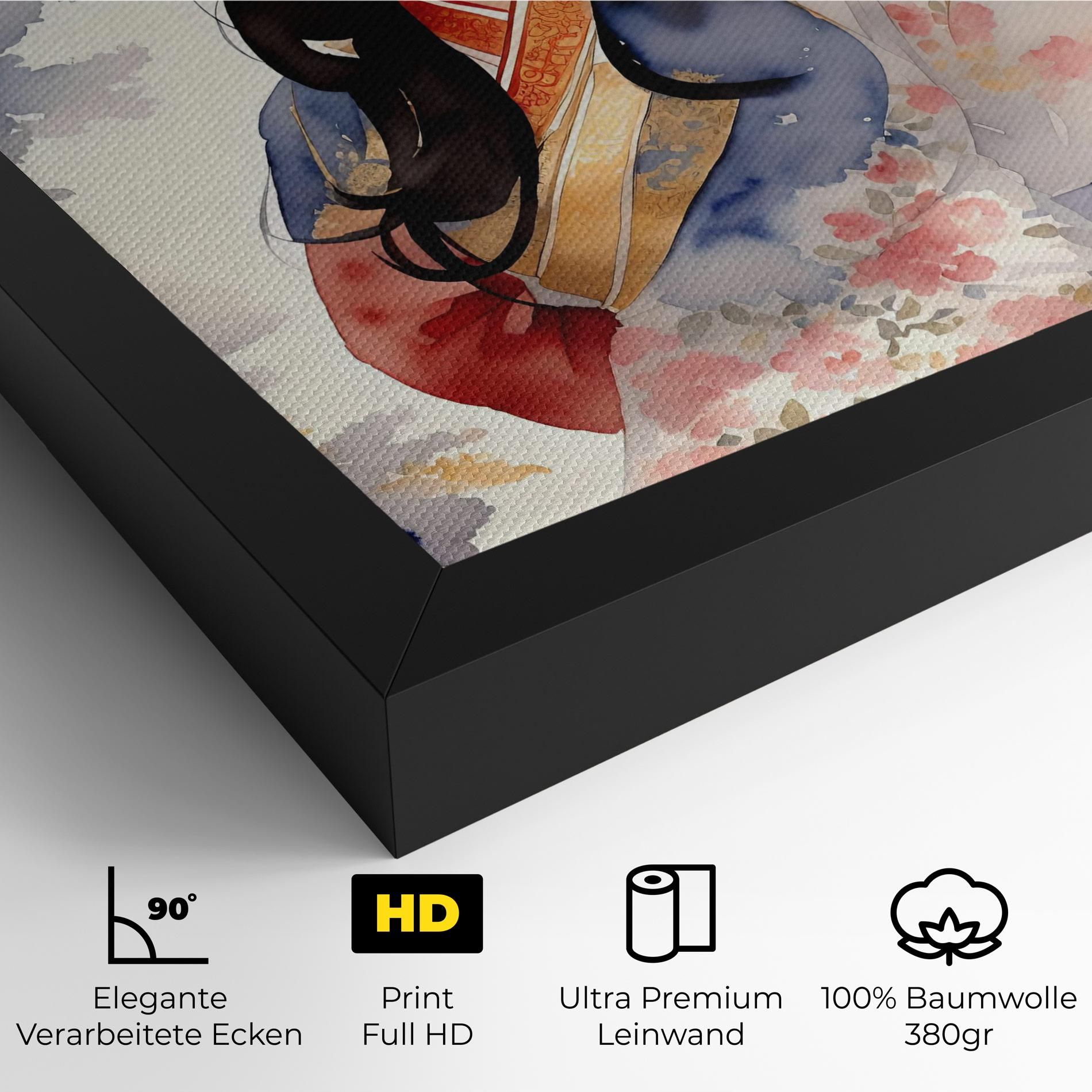 Asian Woman Dancing mockup 4