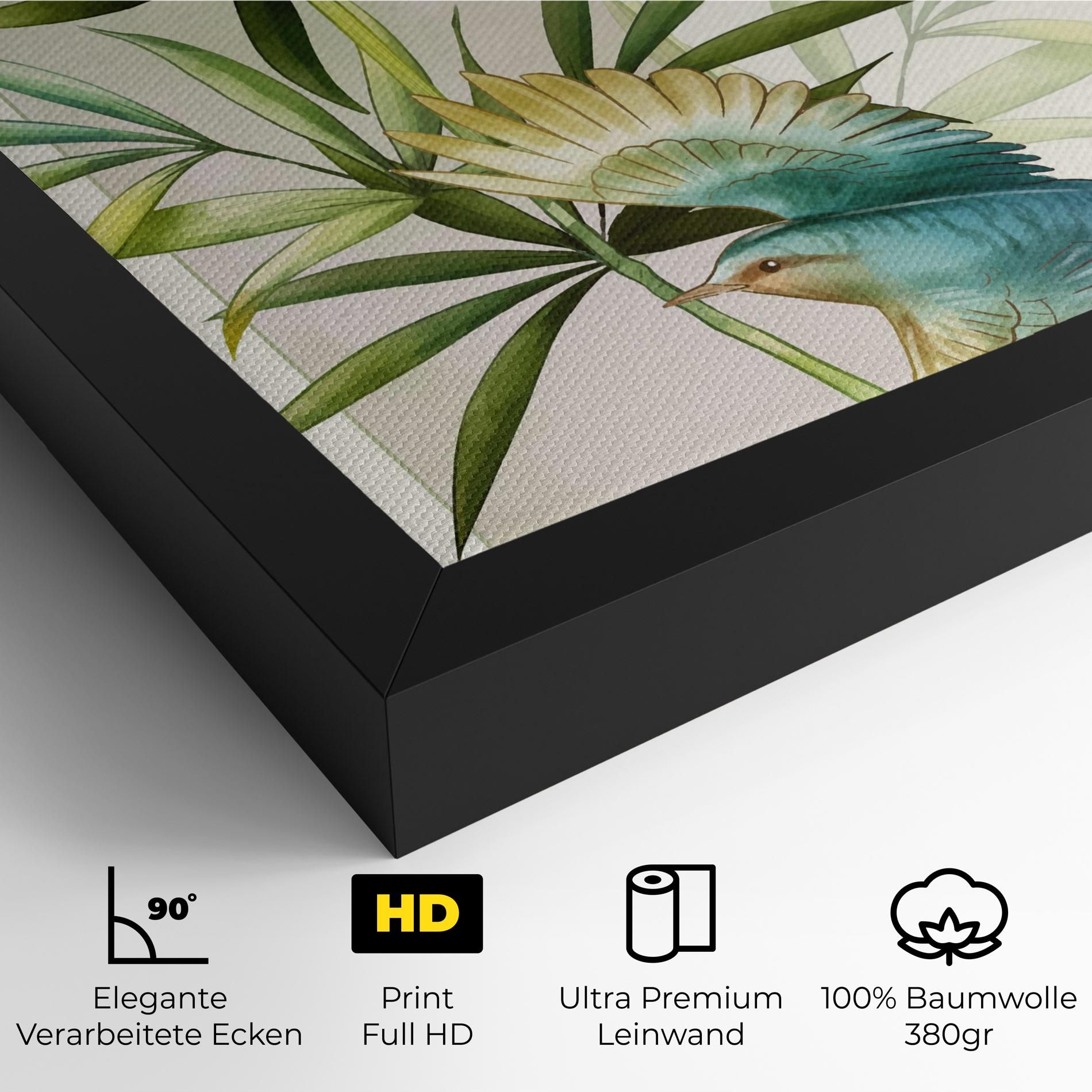 Asiatic Blue Birds mockup 4