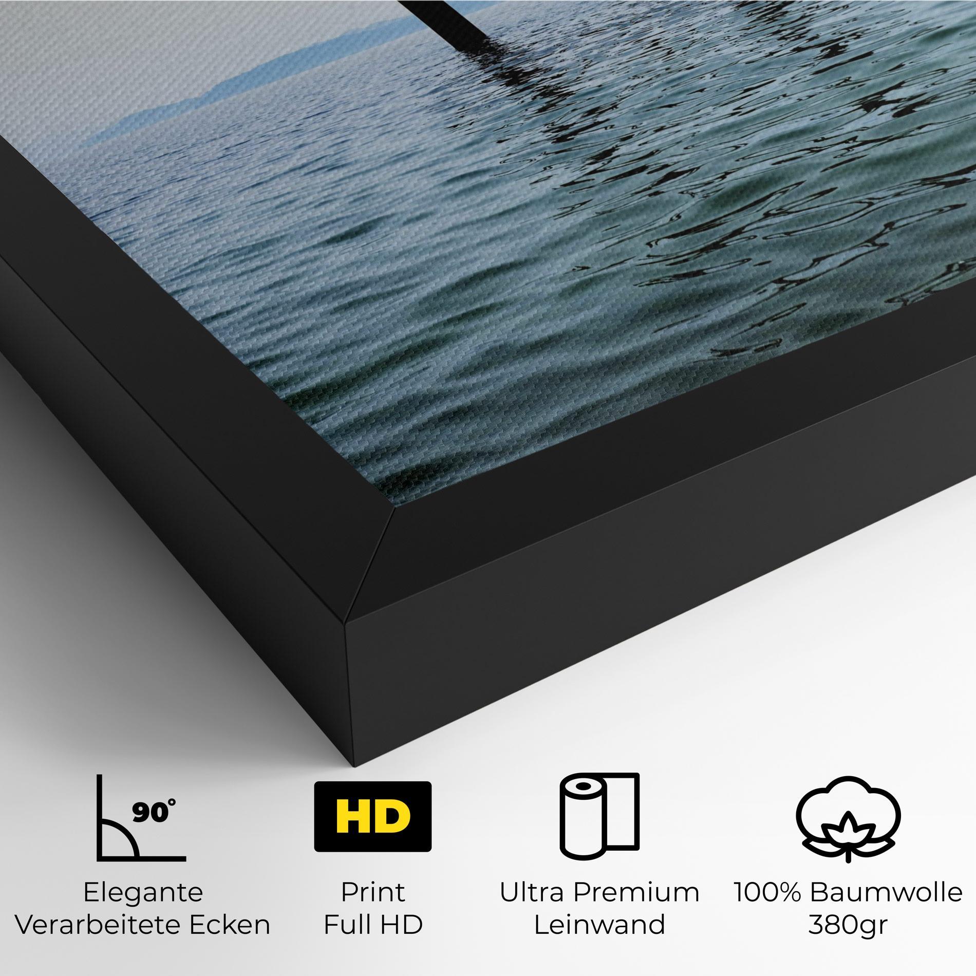 Leinwandbild Japan Lake Gate mockup 4