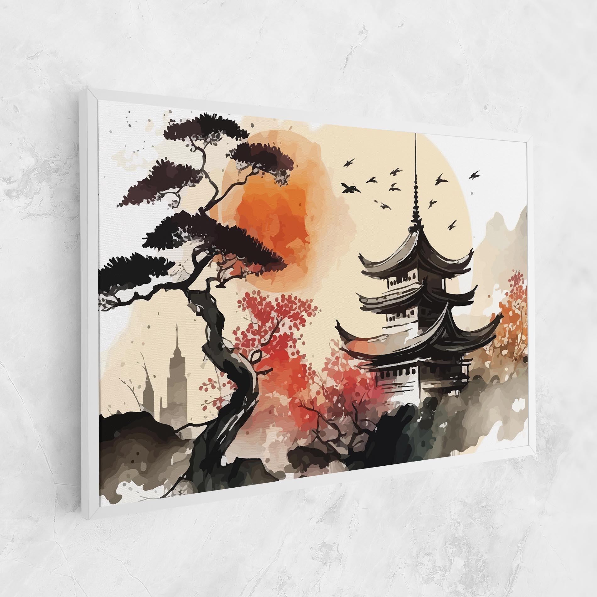 Leinwandbild Asiatic Beautiful View mockup 1