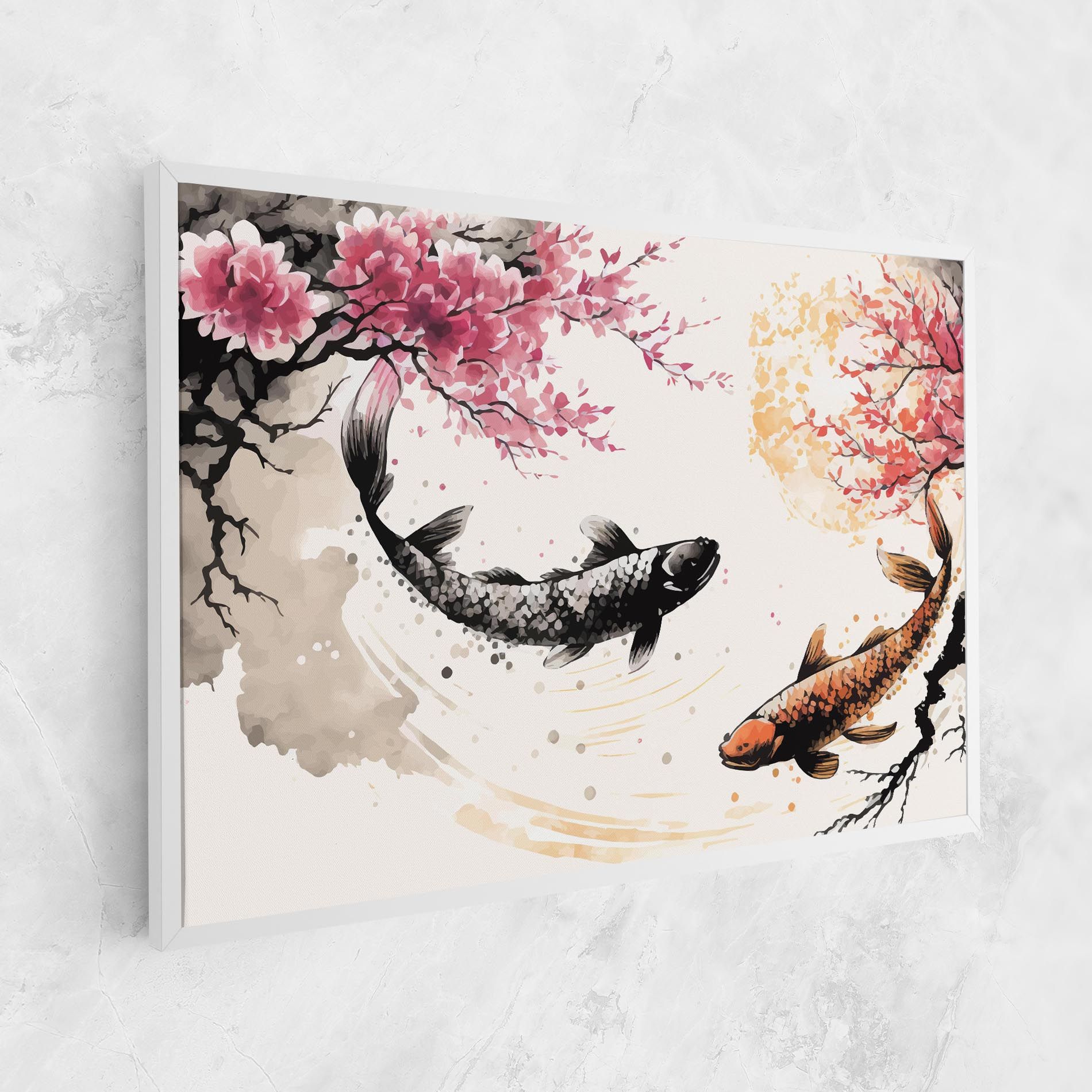Asiatic Flower Fish mockup 1