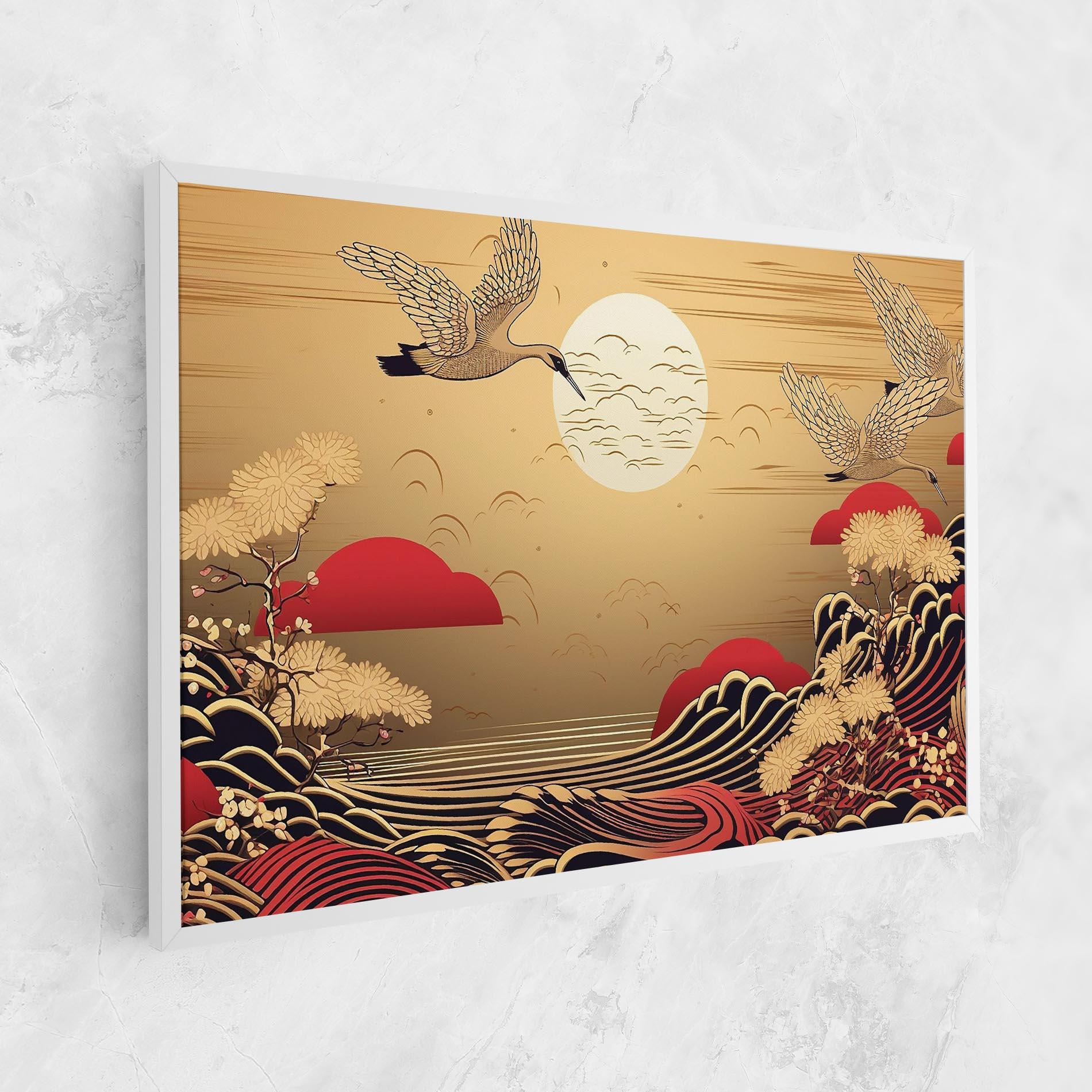 Leinwandbild Chinese Wind Art mockup 1