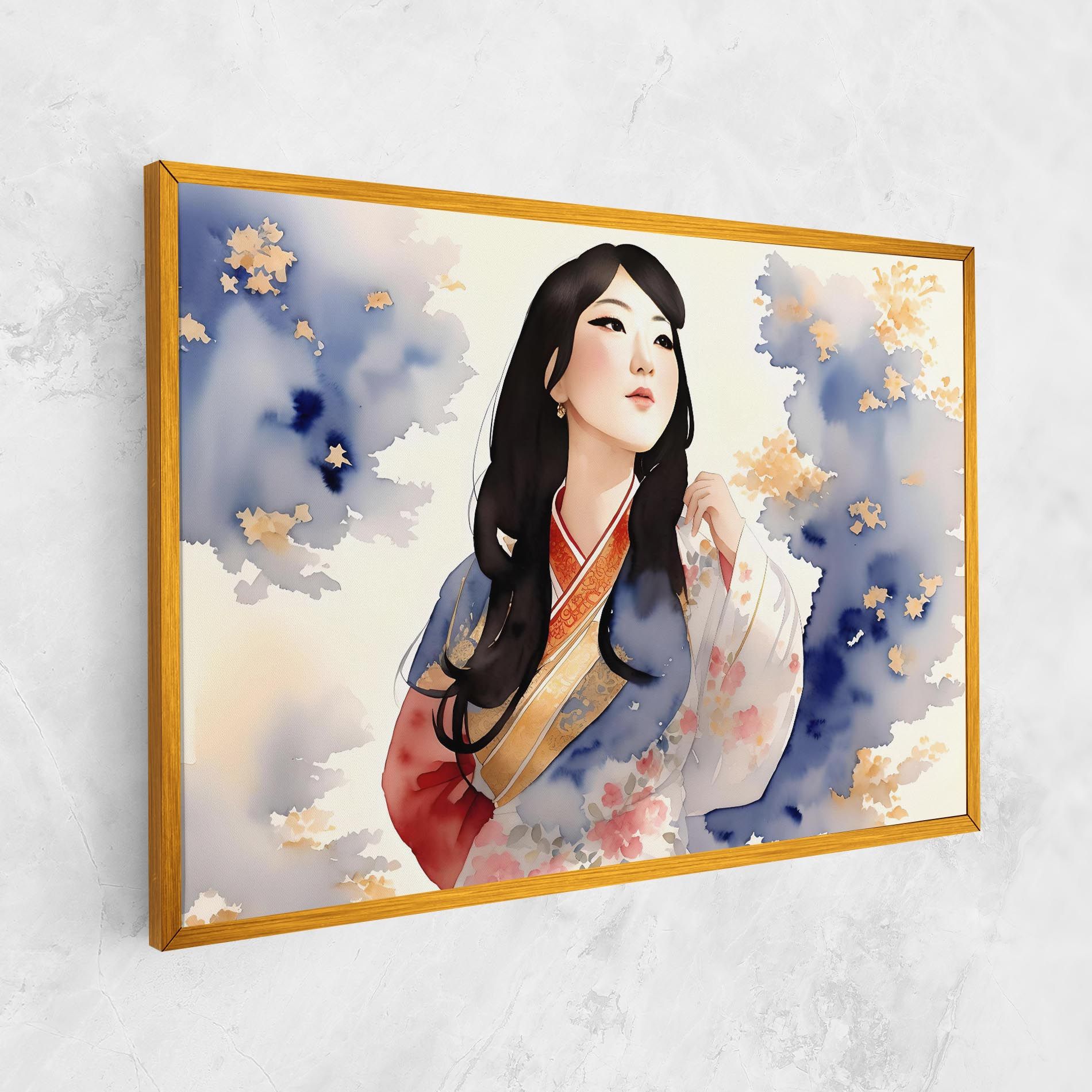 Asian Woman Dancing mockup 1