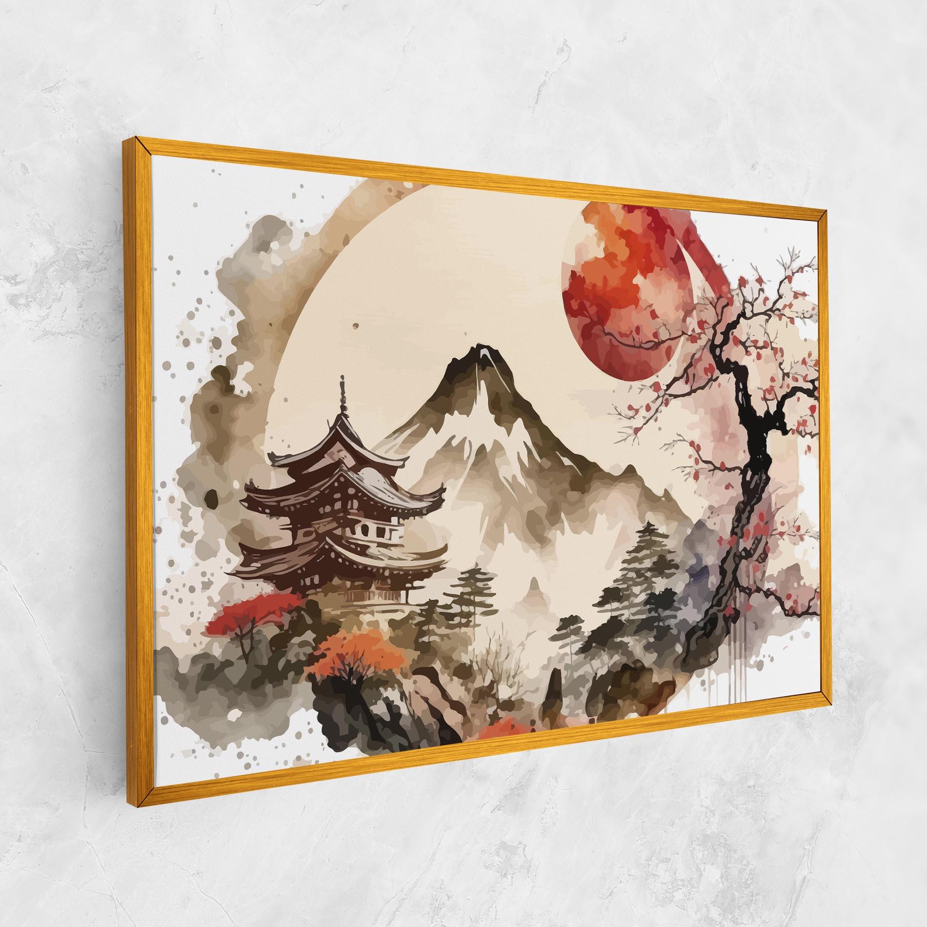 Leinwandbild Asiatic Blossom View mockup 1