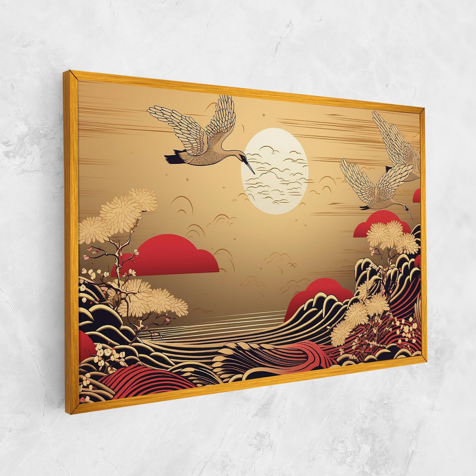 Leinwandbild Chinese Wind Art mockup 1