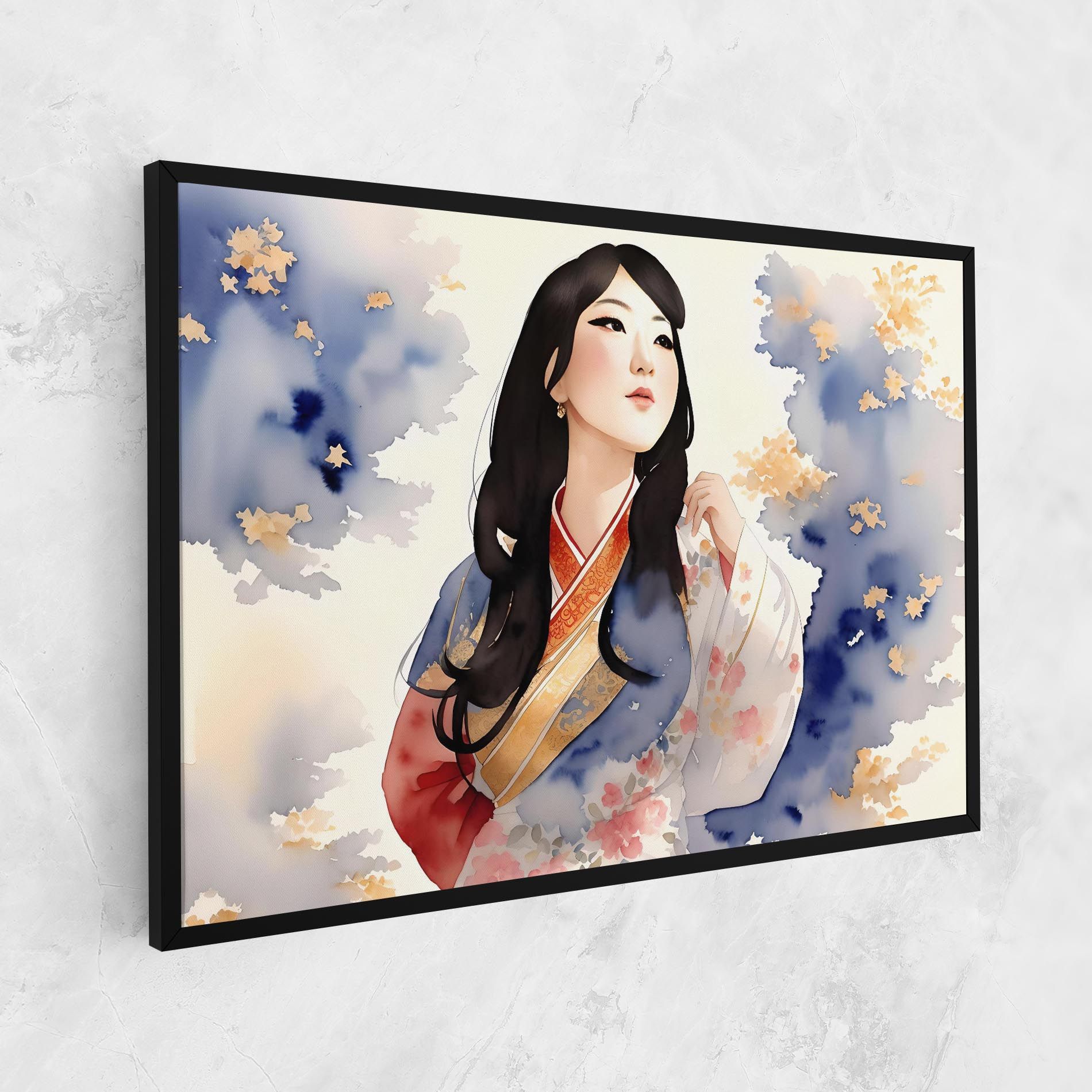 Asian Woman Dancing mockup 1