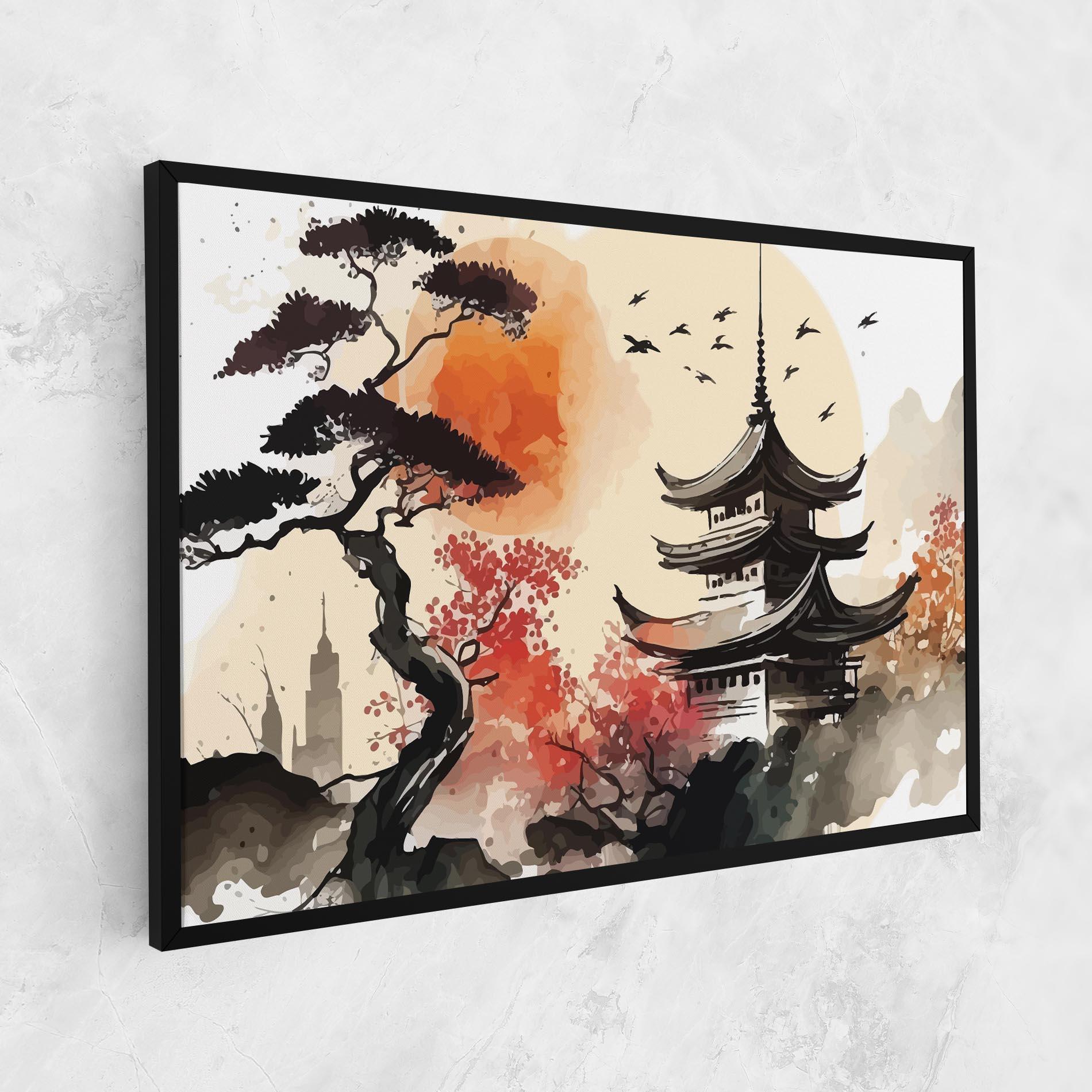 Leinwandbild Asiatic Beautiful View mockup 1