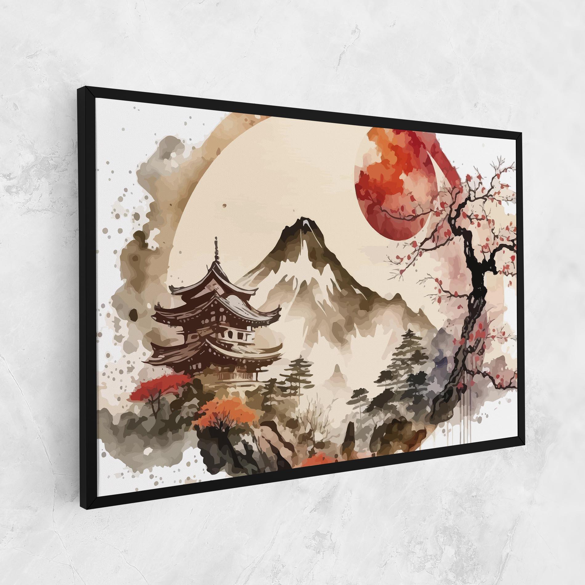 Leinwandbild Asiatic Blossom View mockup 1